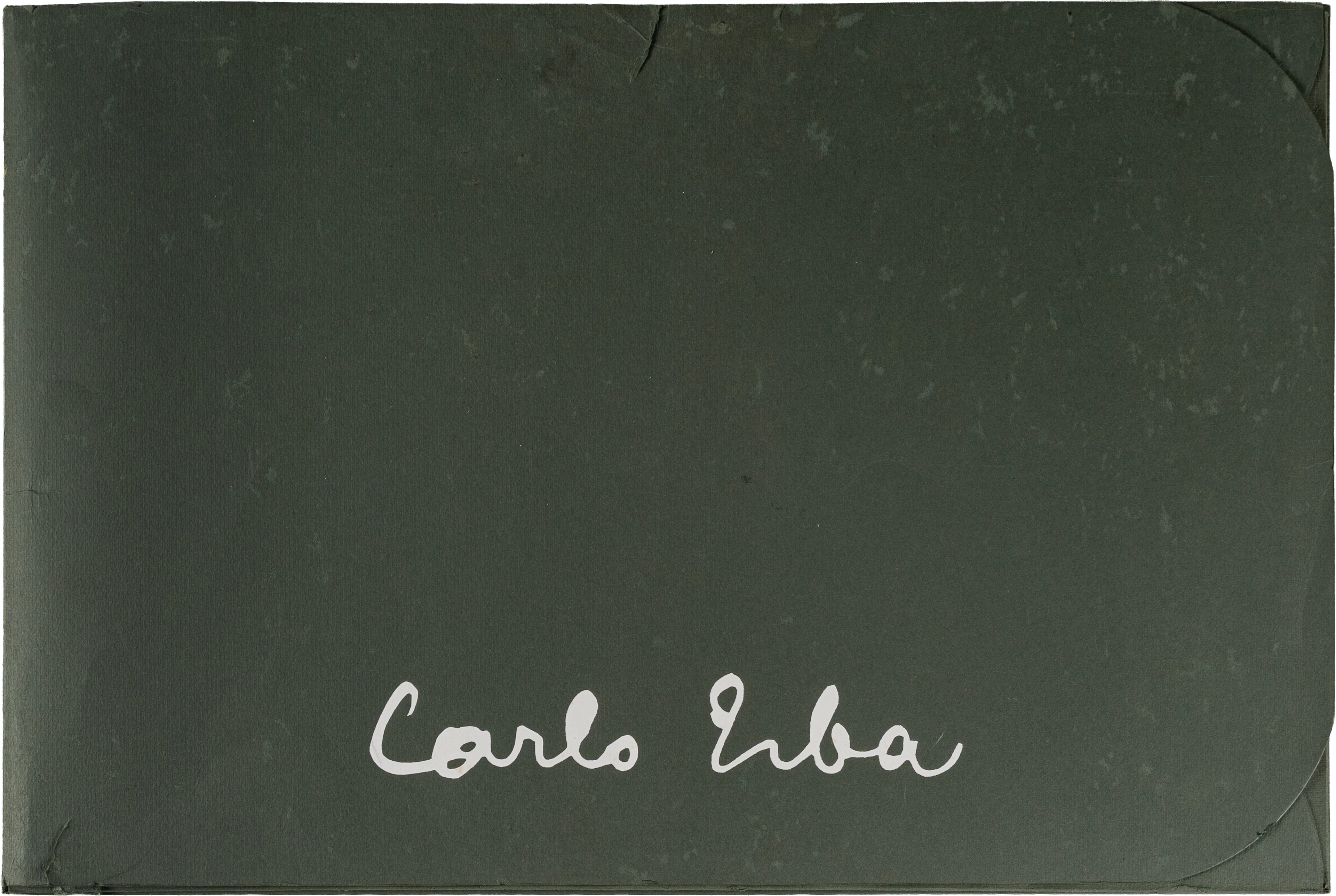 CARLO ERBA (1884 - 1917) Le trottole del sobborgo Cartella contenente