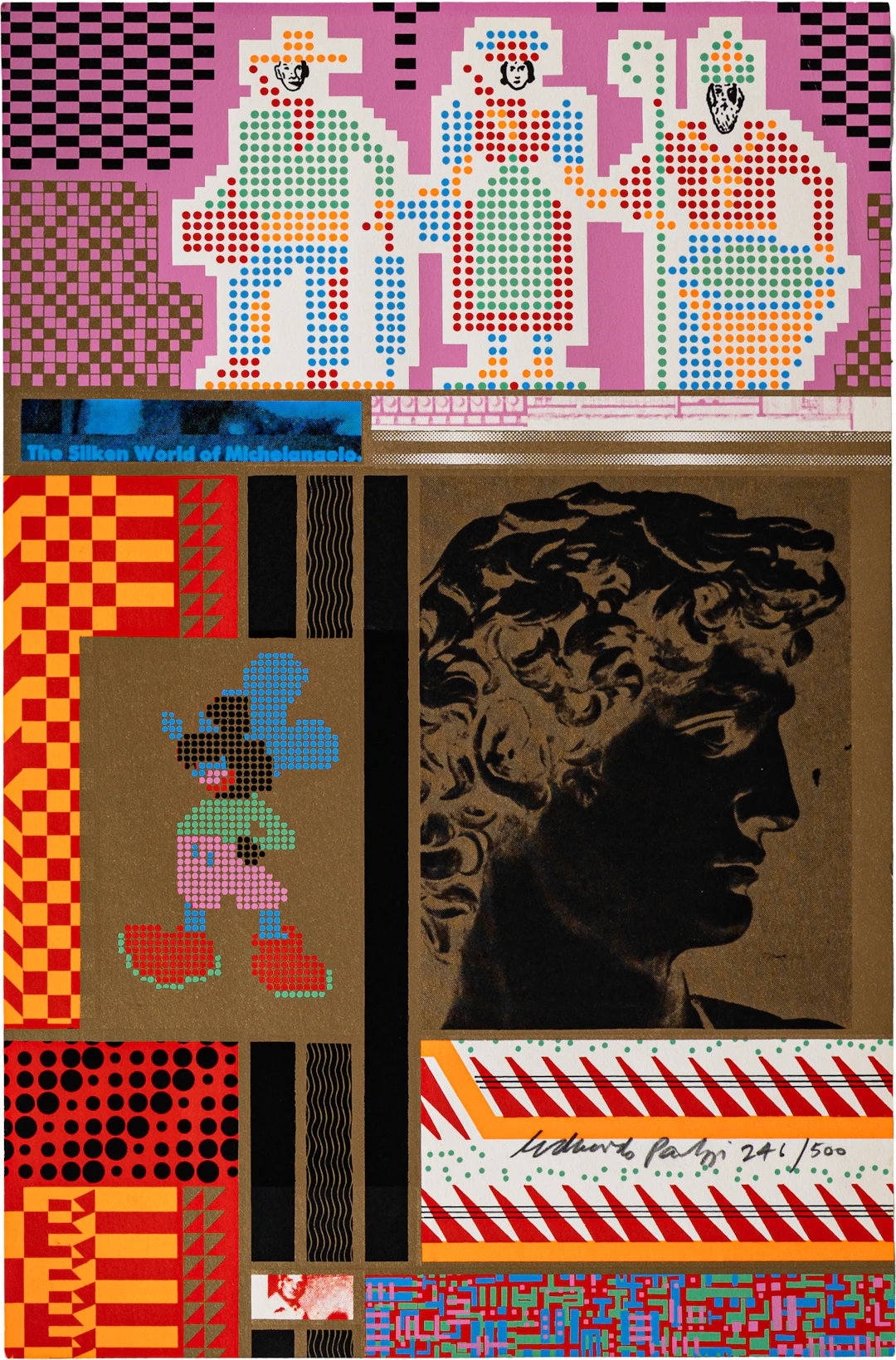 EDUARDO PAOLOZZI (1924 - 2005) The silken world of Michelangelo 1967