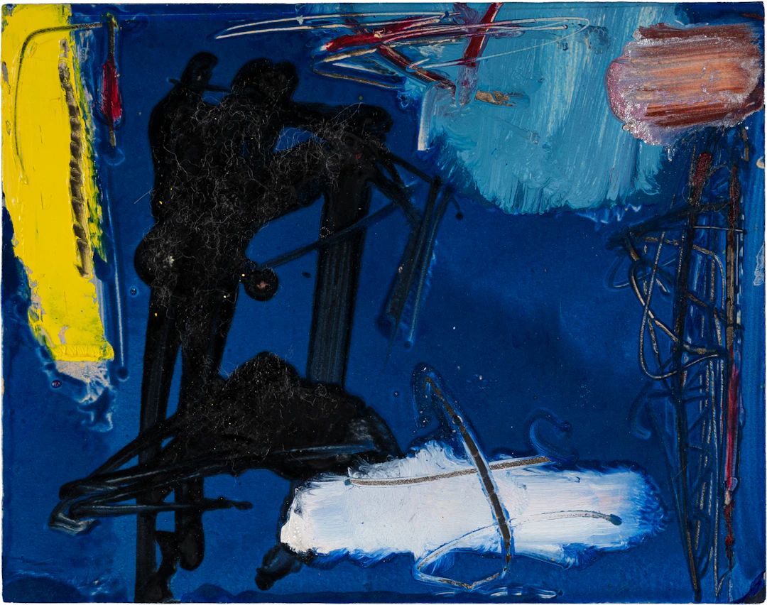ENZO ESPOSITO (1946) Senza titolo Tecnica mista su tavoletta 29 x