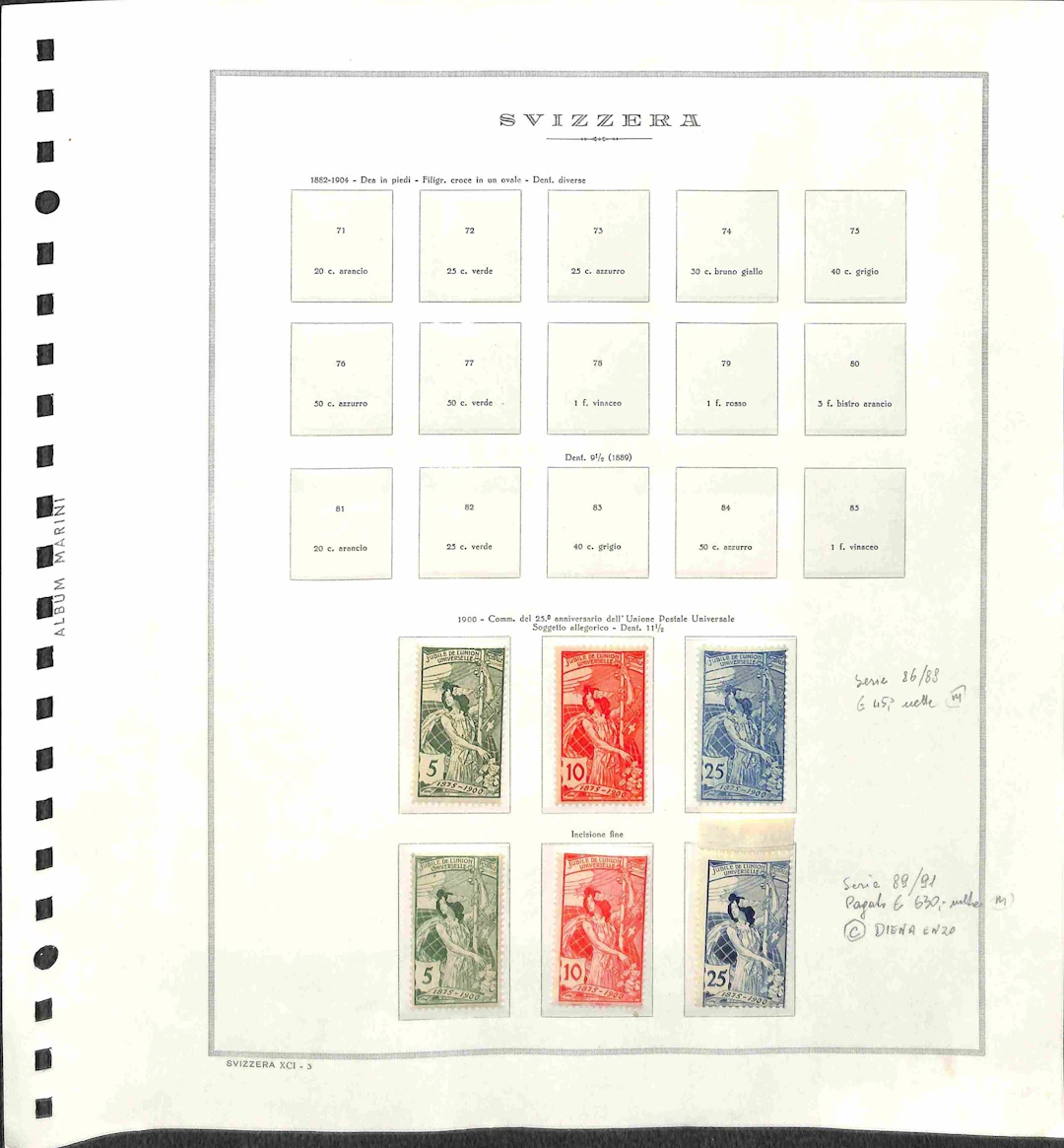 Lotti e Collezioni - Europa e Oltremare - SVIZZERA - 1900/2004 Collezione