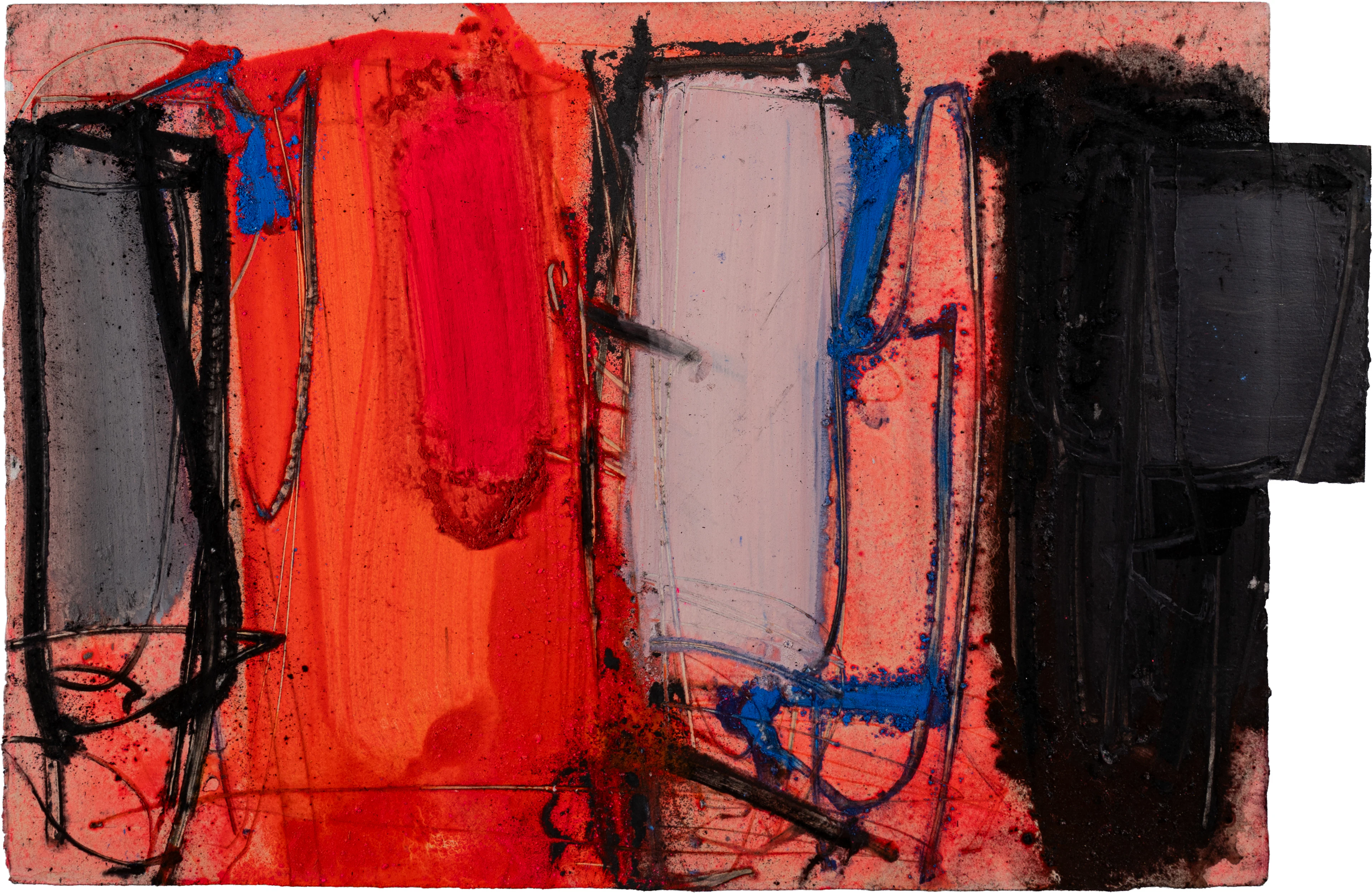 ENZO ESPOSITO (1946) Senza titolo Tecnica mista su carta 49,5 x 76
