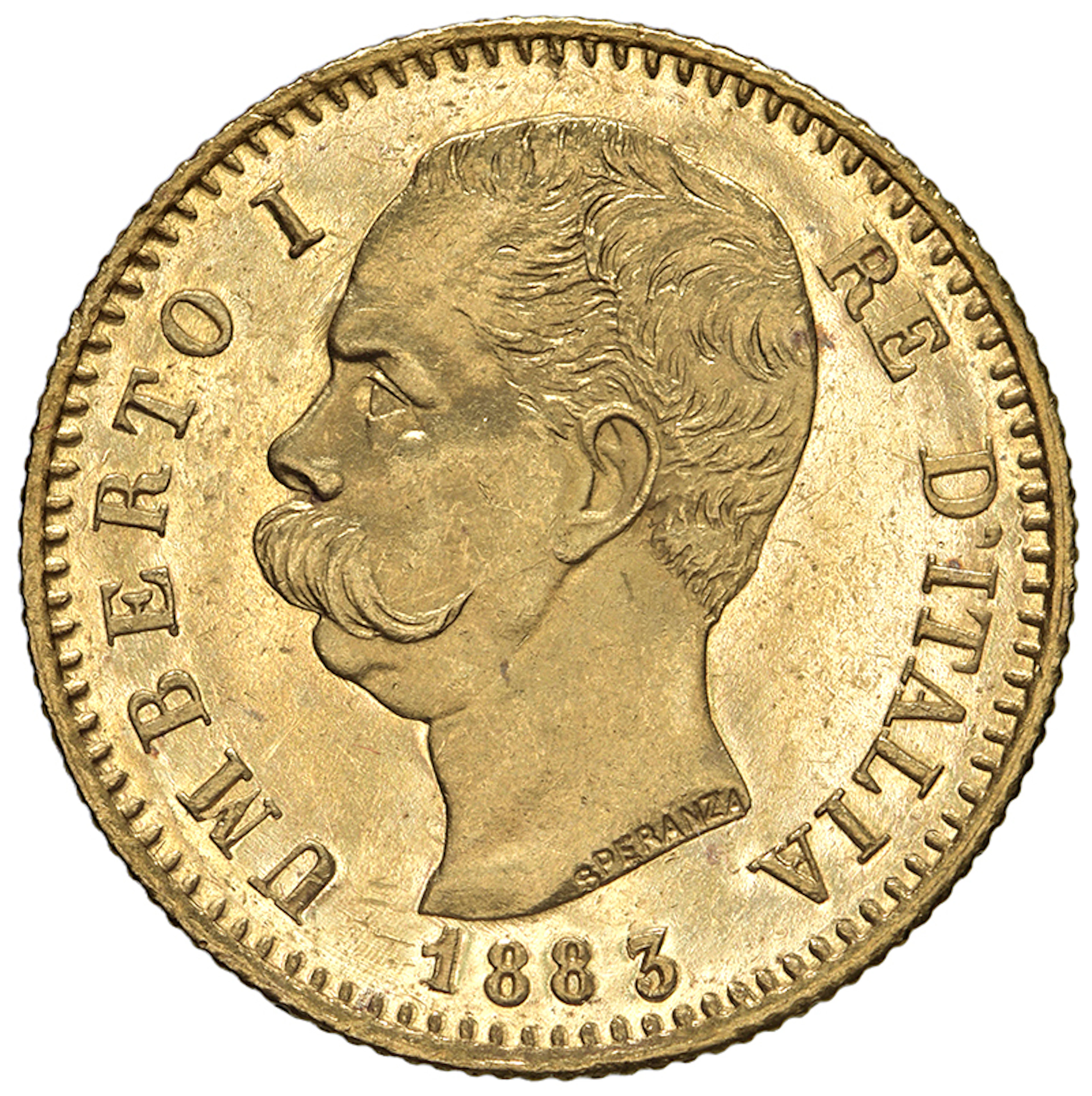 SAVOIA - Regno d'Italia - Umberto I, 1878 - 1900 20 Lire Stemma -
