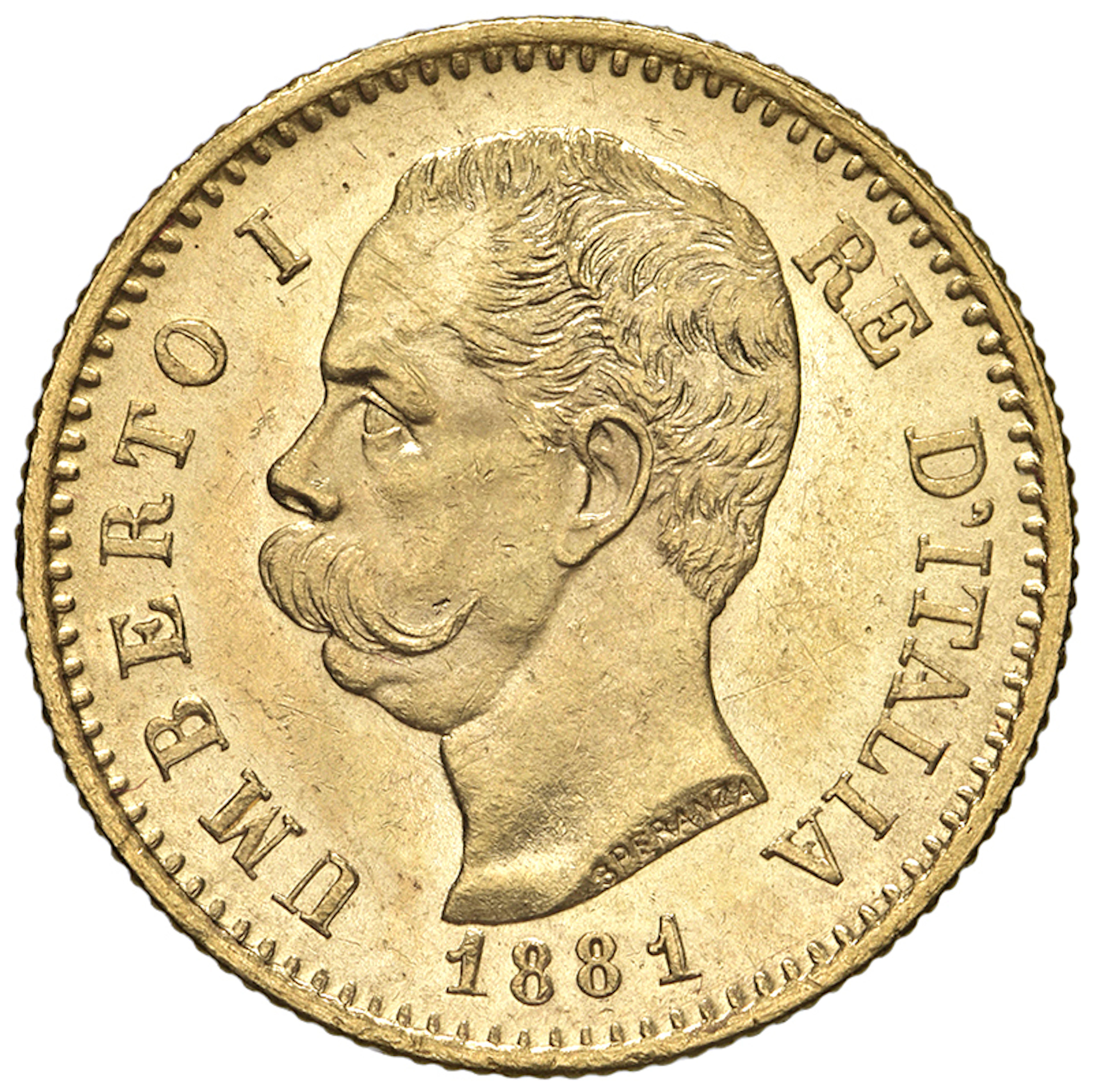 SAVOIA - Regno d'Italia - Umberto I, 1878 - 1900 20 Lire Stemma -