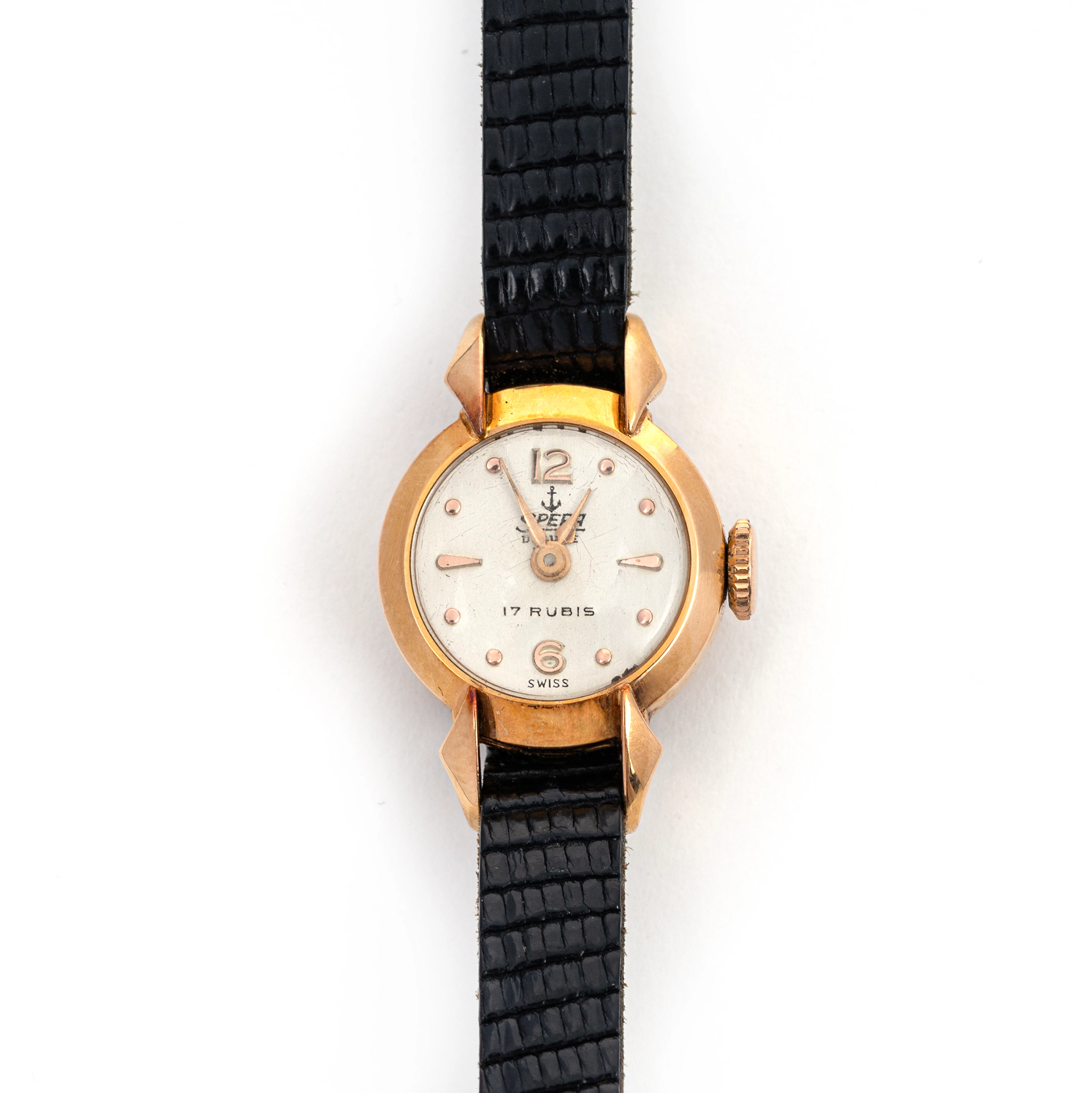 Orologio vintage. Cassa in oro giallo 18kt. Diametro 20 mm. Peso della