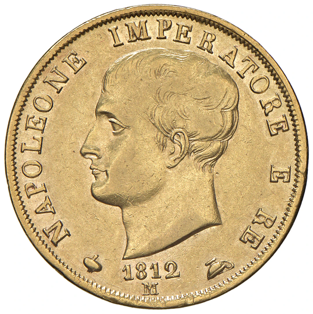 MONETE ITALIANE - Napoleoniche - Napoleone, 1805 - 1814 40 Lire -