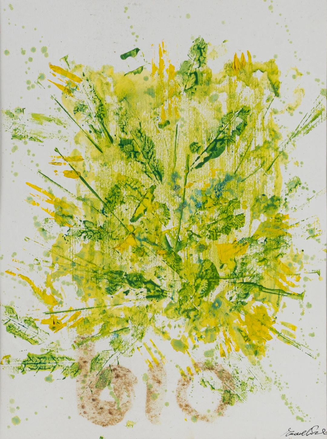 EMANUELA PRATO (1990) Senza titolo Tecnica mista su carta 40 x 39,5