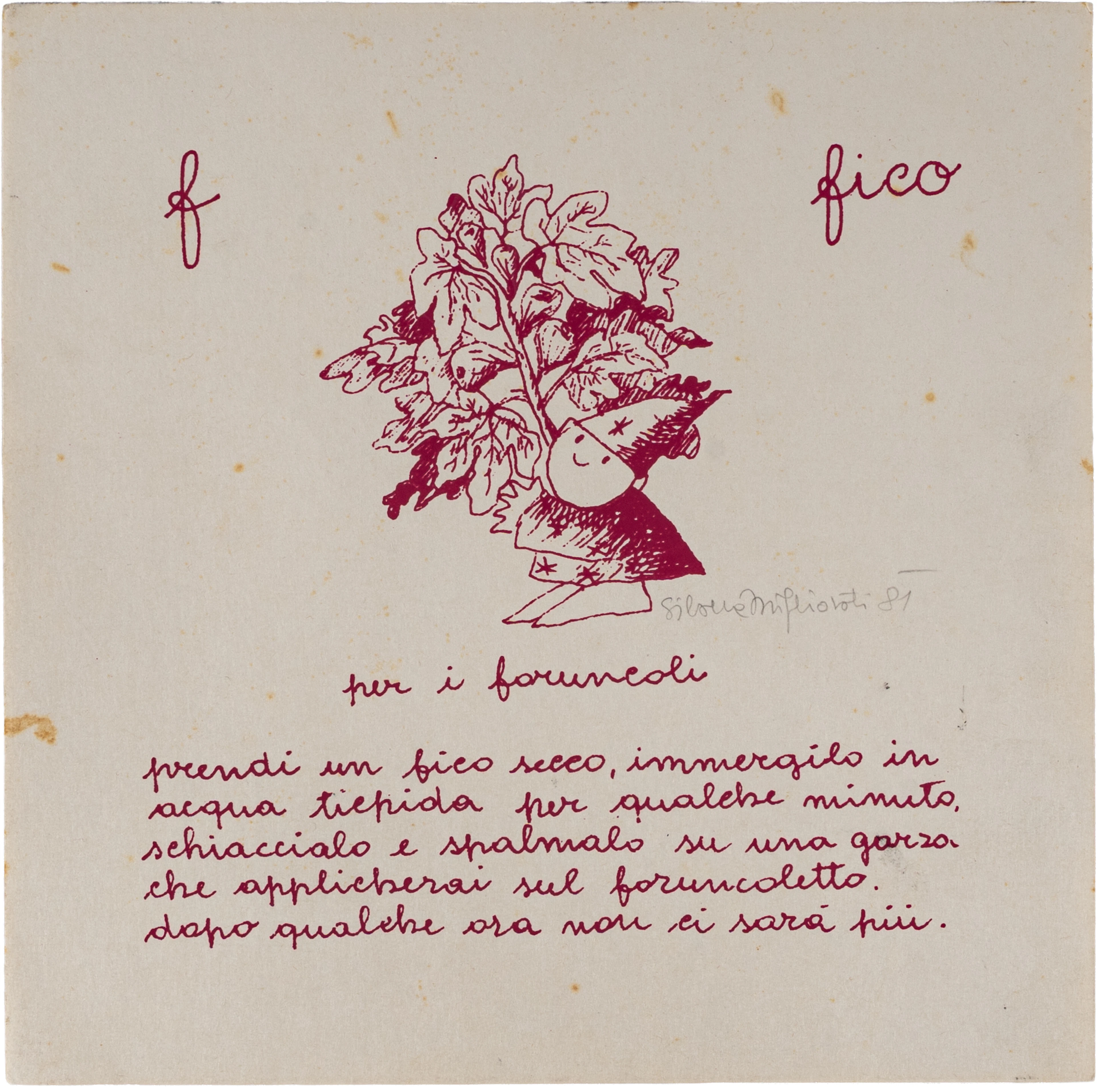 MIGLIORATI SILVANA Senza titolo 1981 Serigrafia; es. non numerato