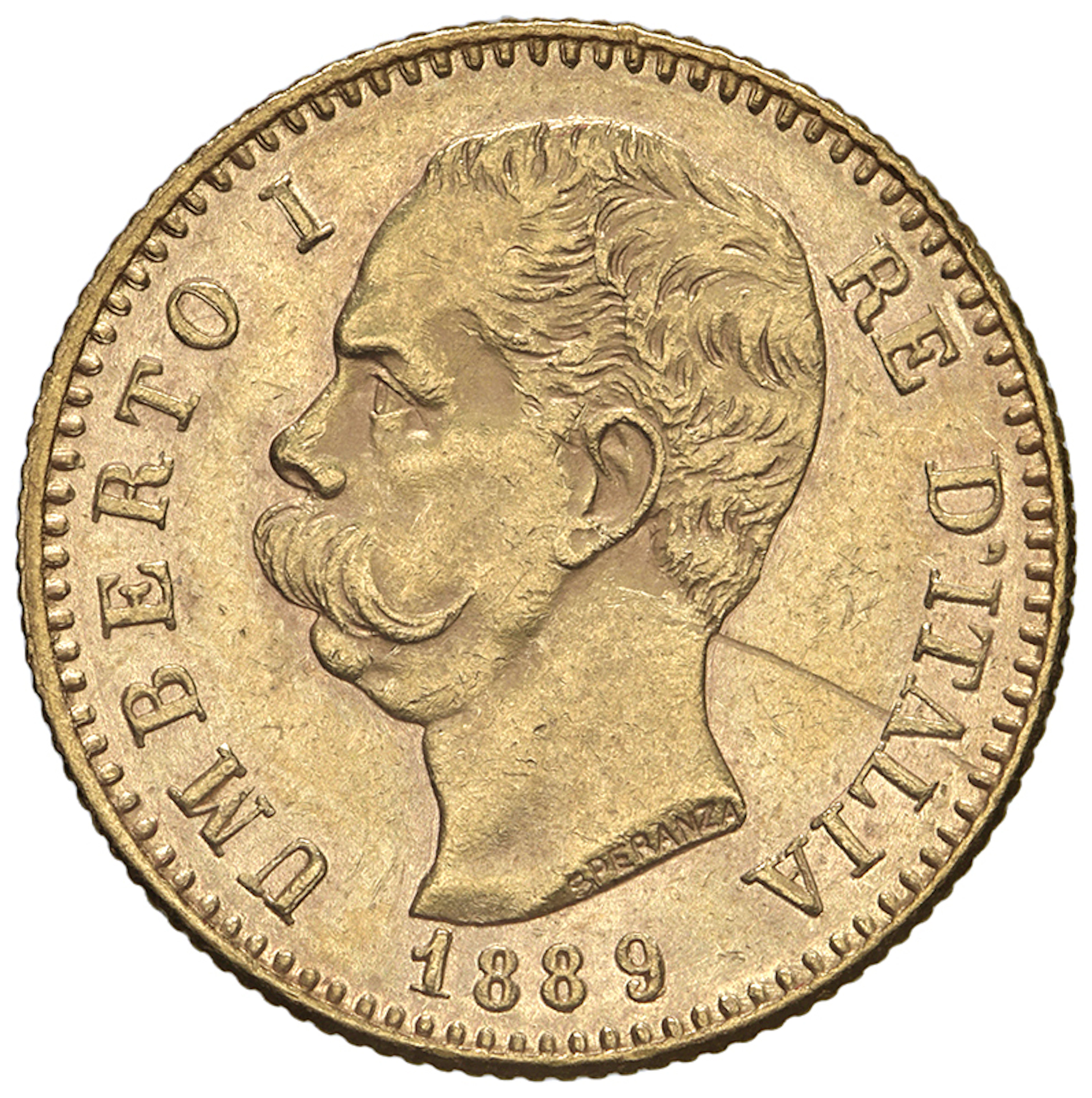 SAVOIA - Regno d'Italia - Umberto I, 1878 - 1900 20 Lire Stemma -