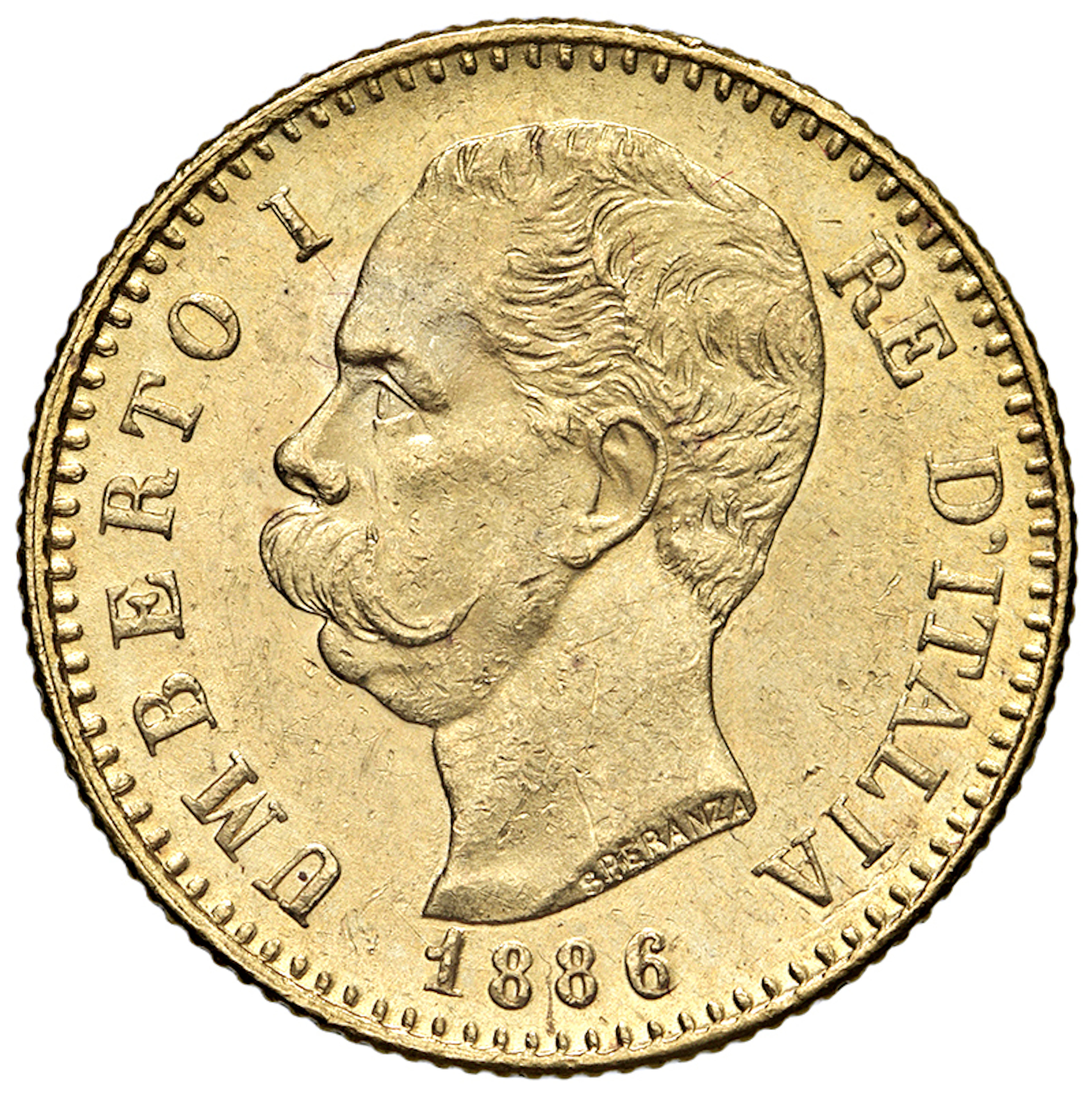 SAVOIA - Regno d'Italia - Umberto I, 1878 - 1900 20 Lire Stemma -