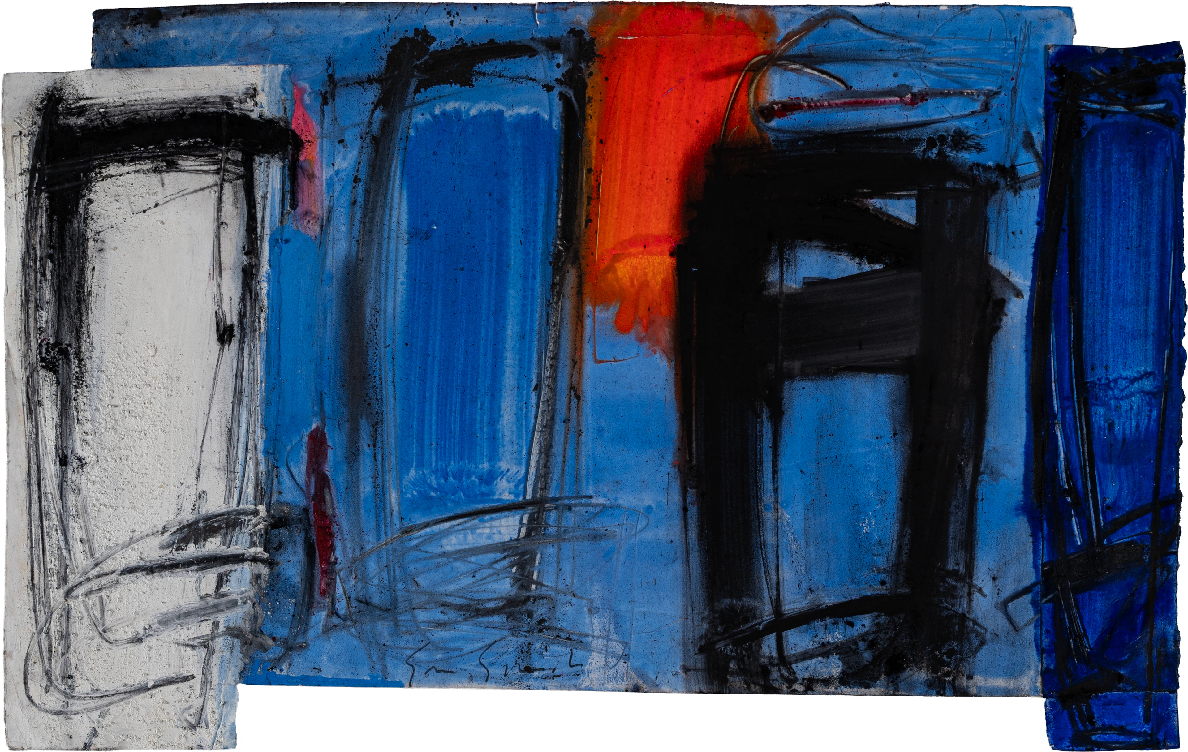 ENZO ESPOSITO (1946) Senza titolo Tecnica mista su carta 54 x 84,5