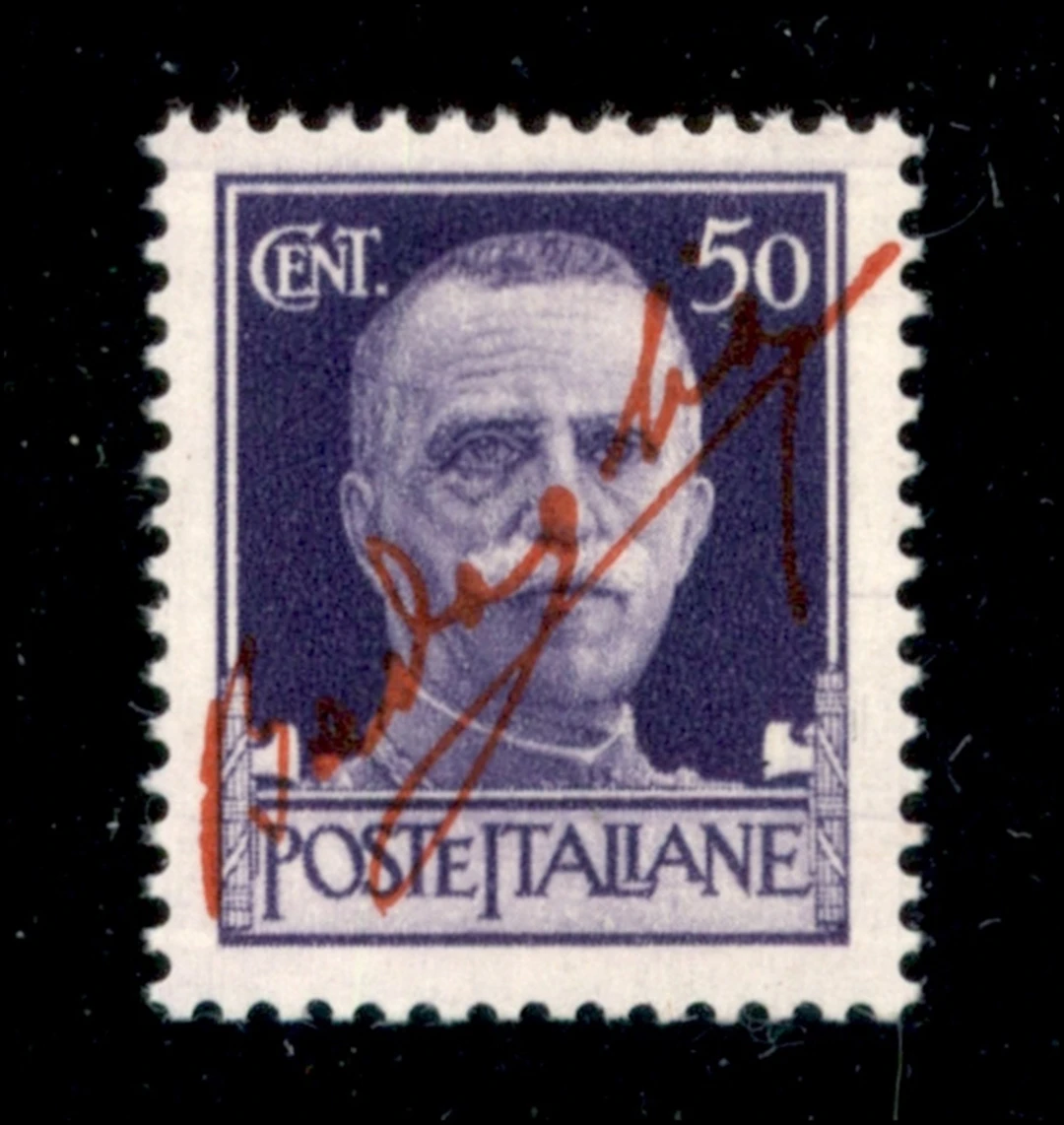 Regno - Luogotenenza - 1943 - Non Emesso Firma Badoglio su 50 cent