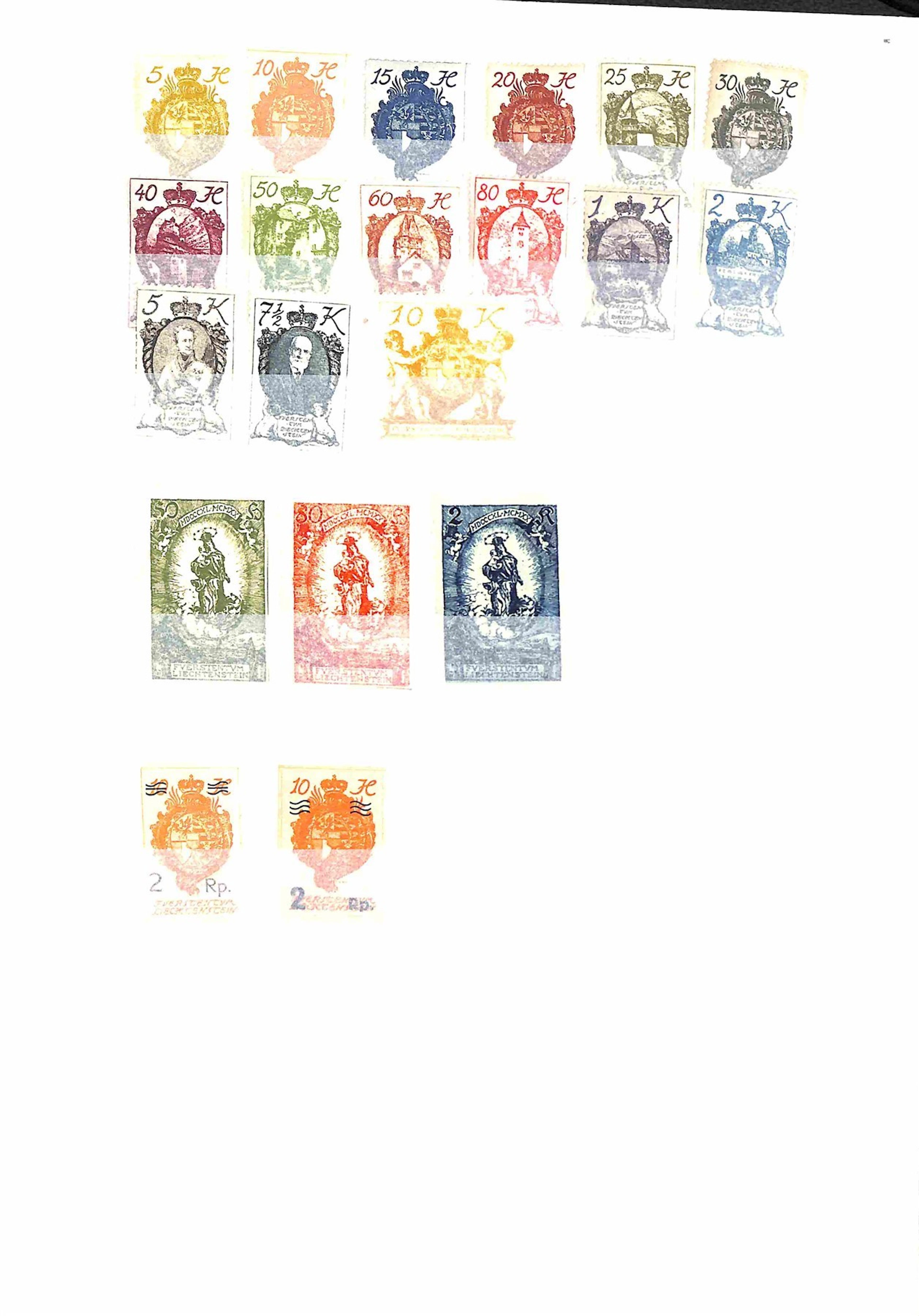 Lotti e Collezioni - Europa e Oltremare - LIECHTENSTEIN - 1912/2005