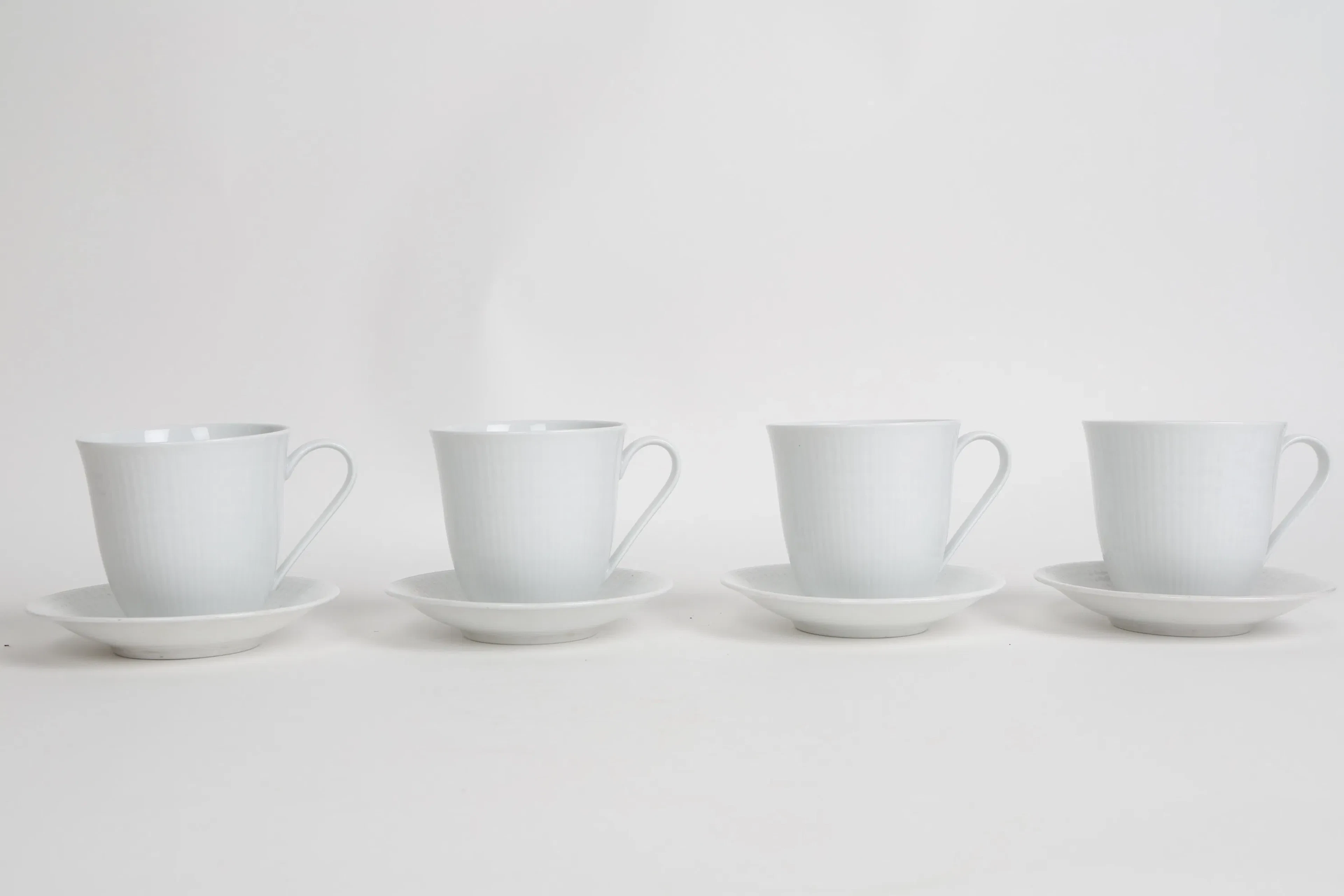 KAFFEKOPPAR MED FAT, 4 st, "Swedish Grace", Rörstrand