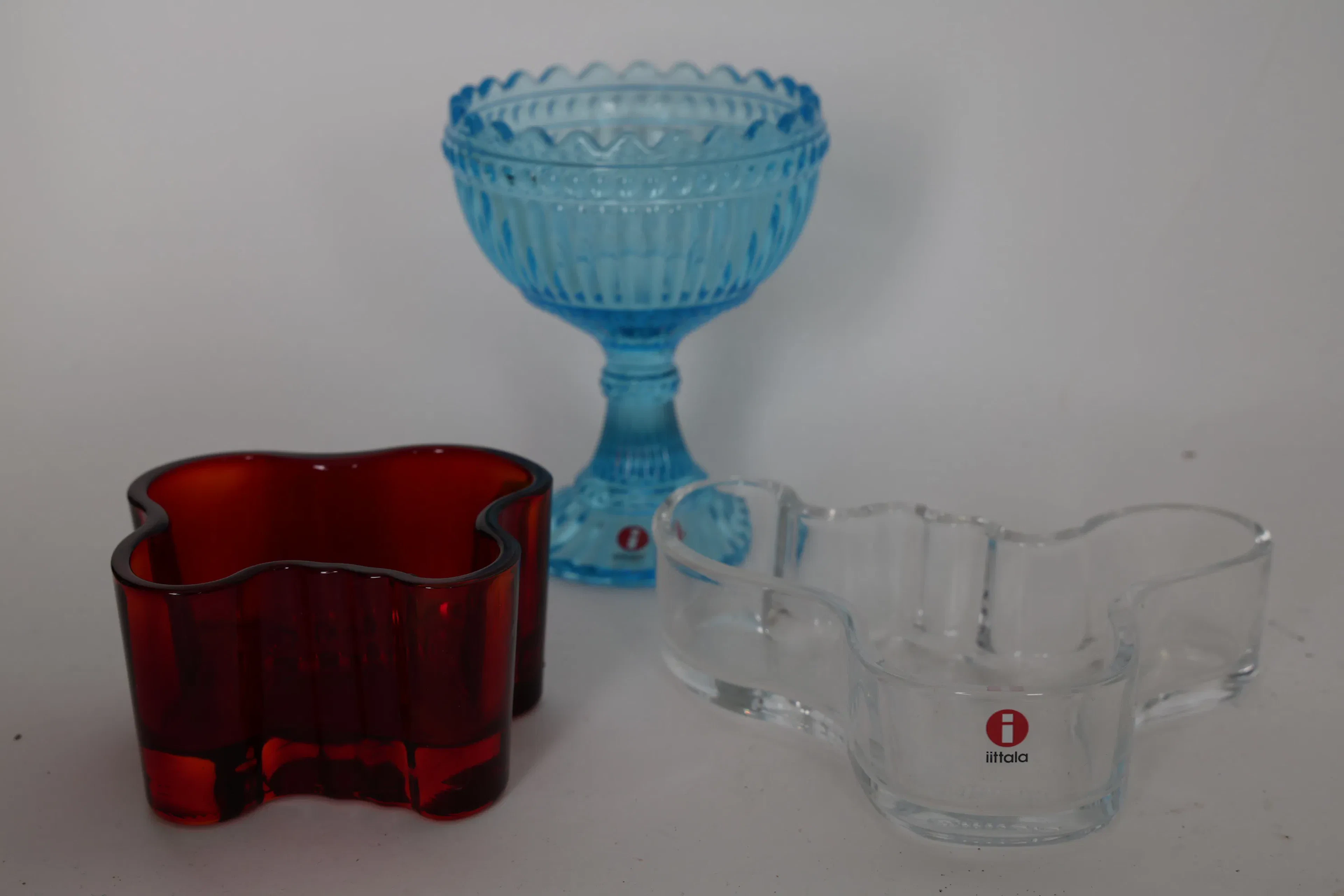 GLASFÖREMÅL, parti, Iittala.