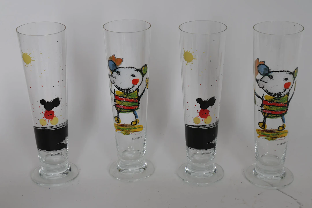 LASSE ÅBERG, glas, 4 st.