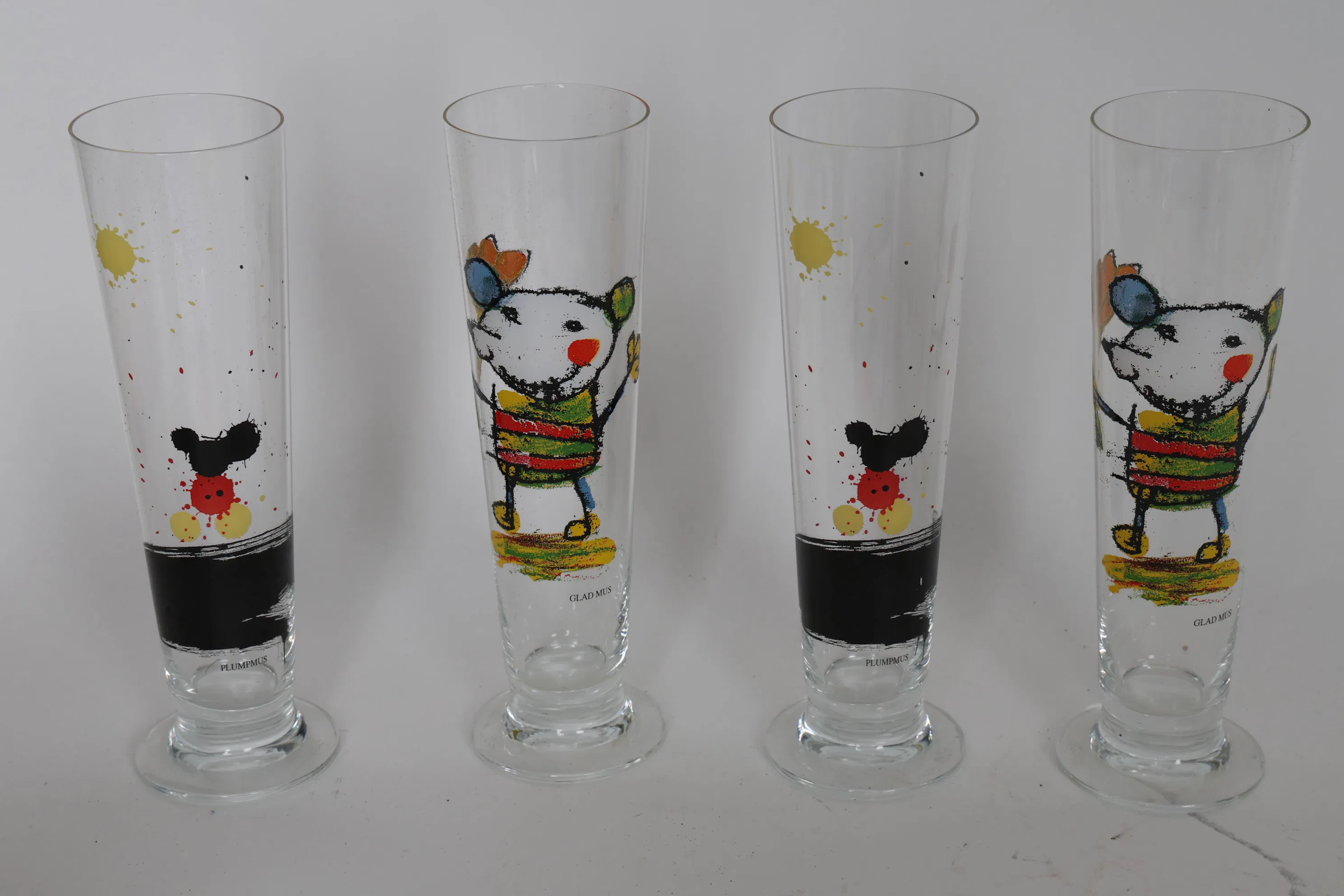 LASSE ÅBERG, glas, 4 st.