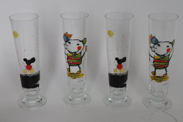 LASSE ÅBERG, glas, 4 st.