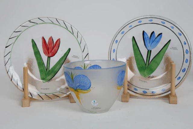 Glasservis, Kosta Boda, 5 delar ULRICA HYDMAN-VALLIEN.