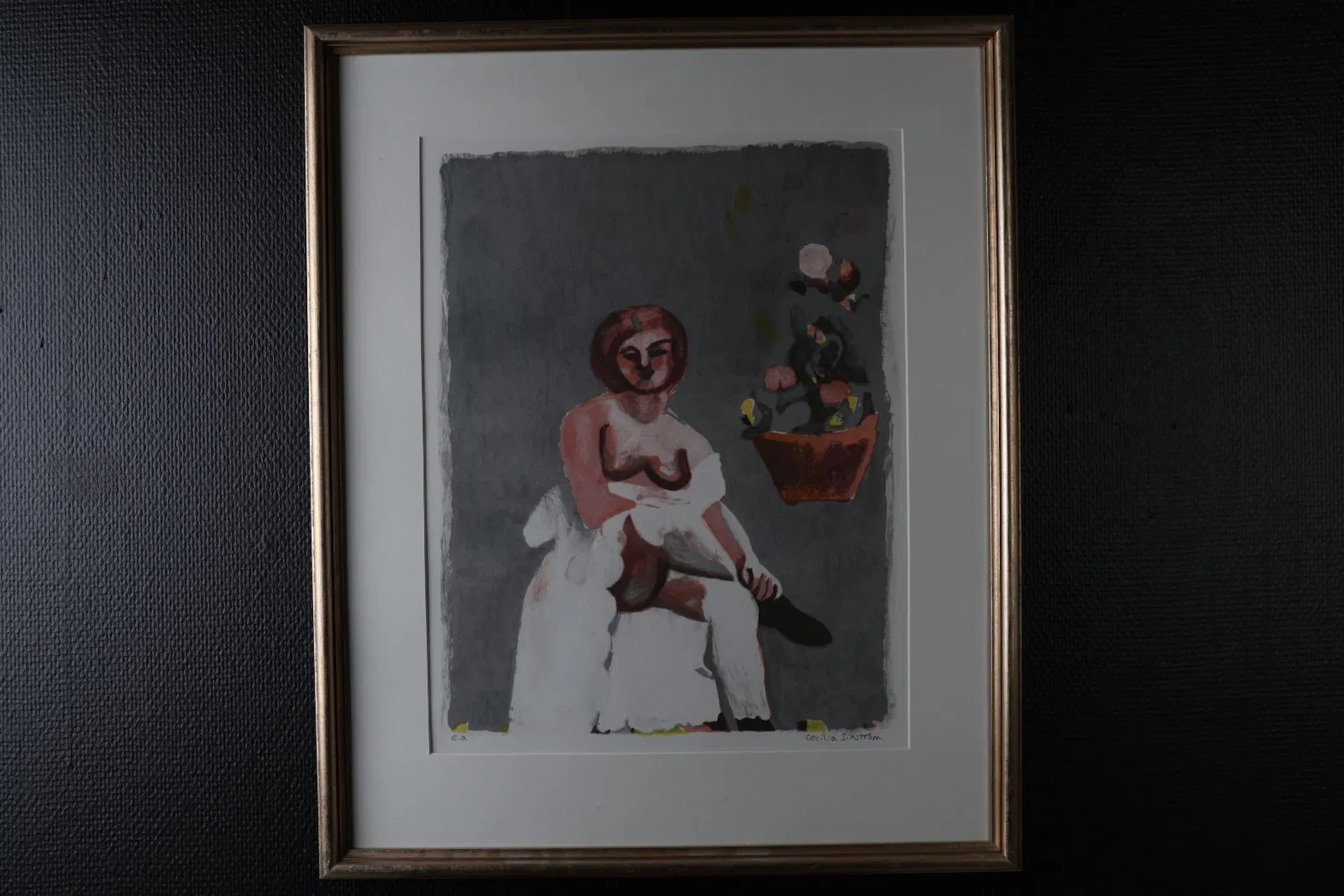 CECILIA SIKSTRÖM, färglitografi, signerad, e.a.