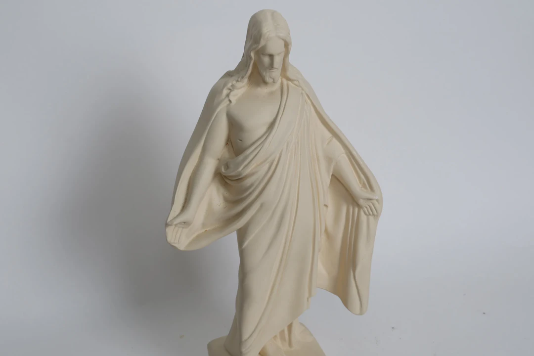 SKULPTUR, föreställande Jesus.