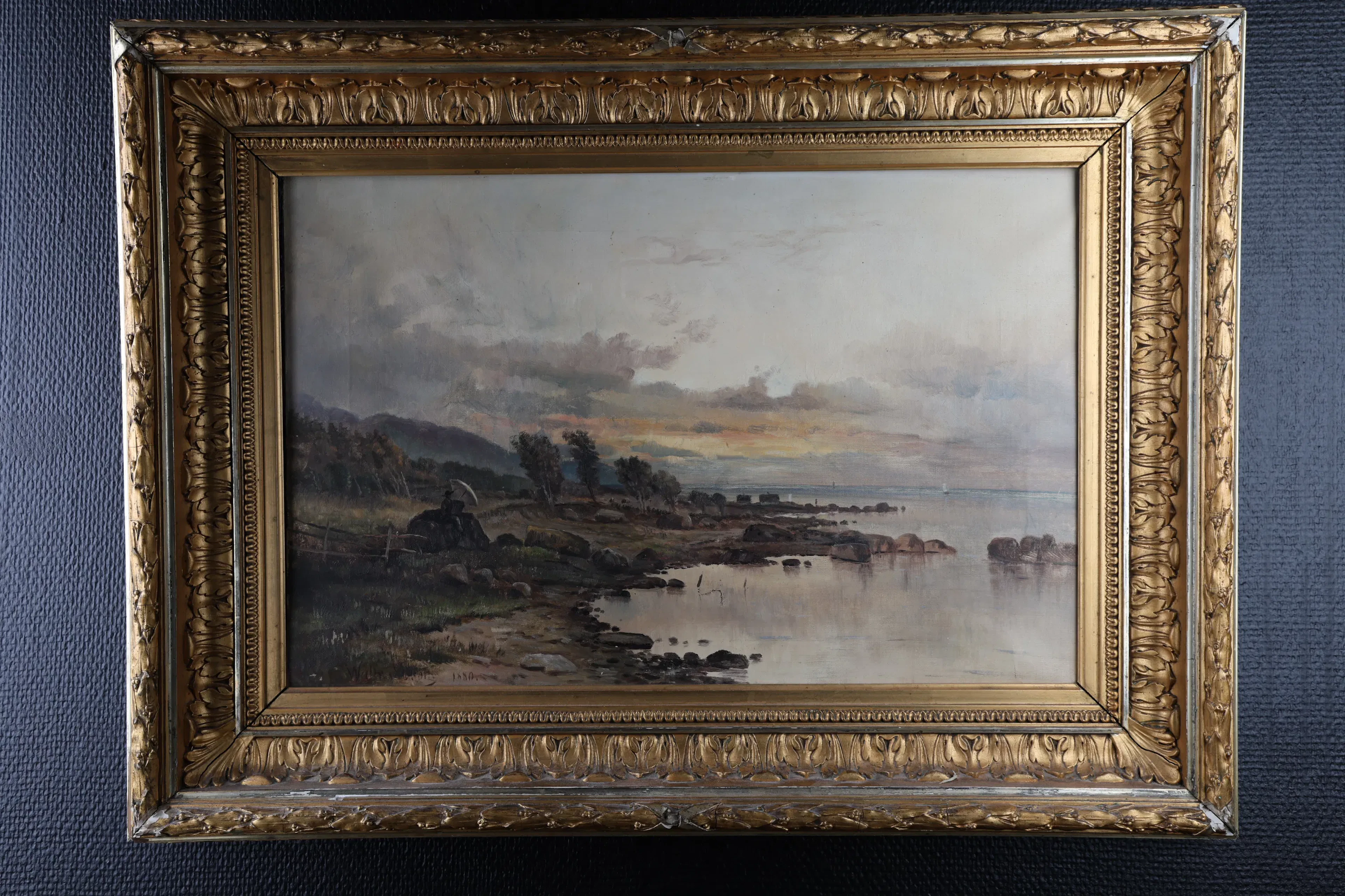 351 Oljemålning, "Walfridson 1880"