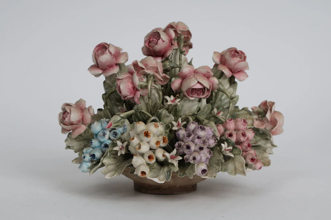 Dekoration med blommor.