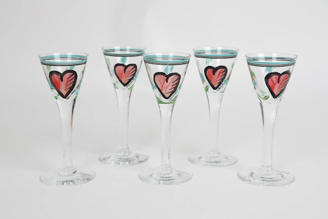 SNAPSGLAS, 5 st, Ulrica Hydman Vallien, Kosta Boda