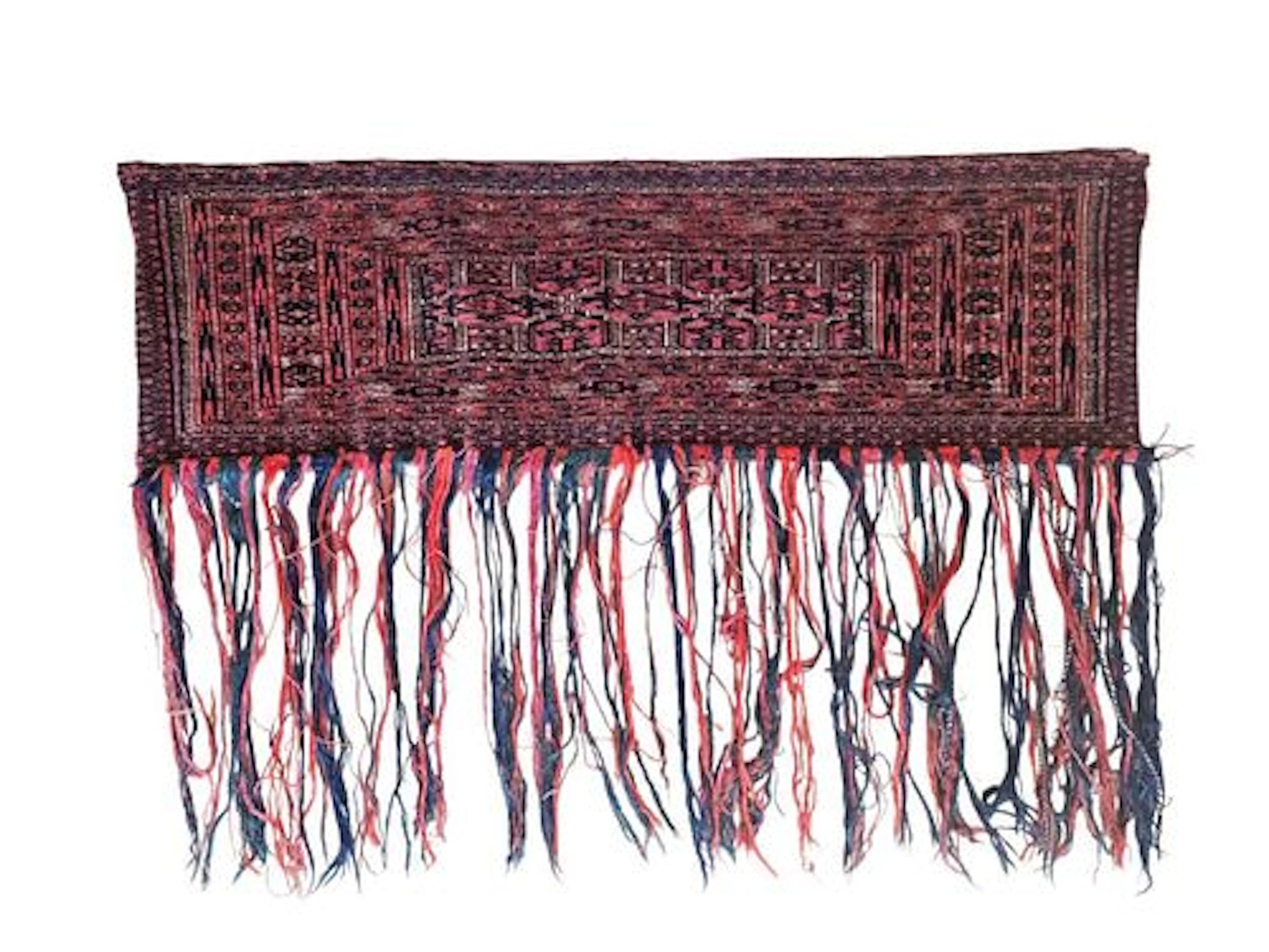 Antique Jalar Turkmen Rug 1'2" x 3'9"