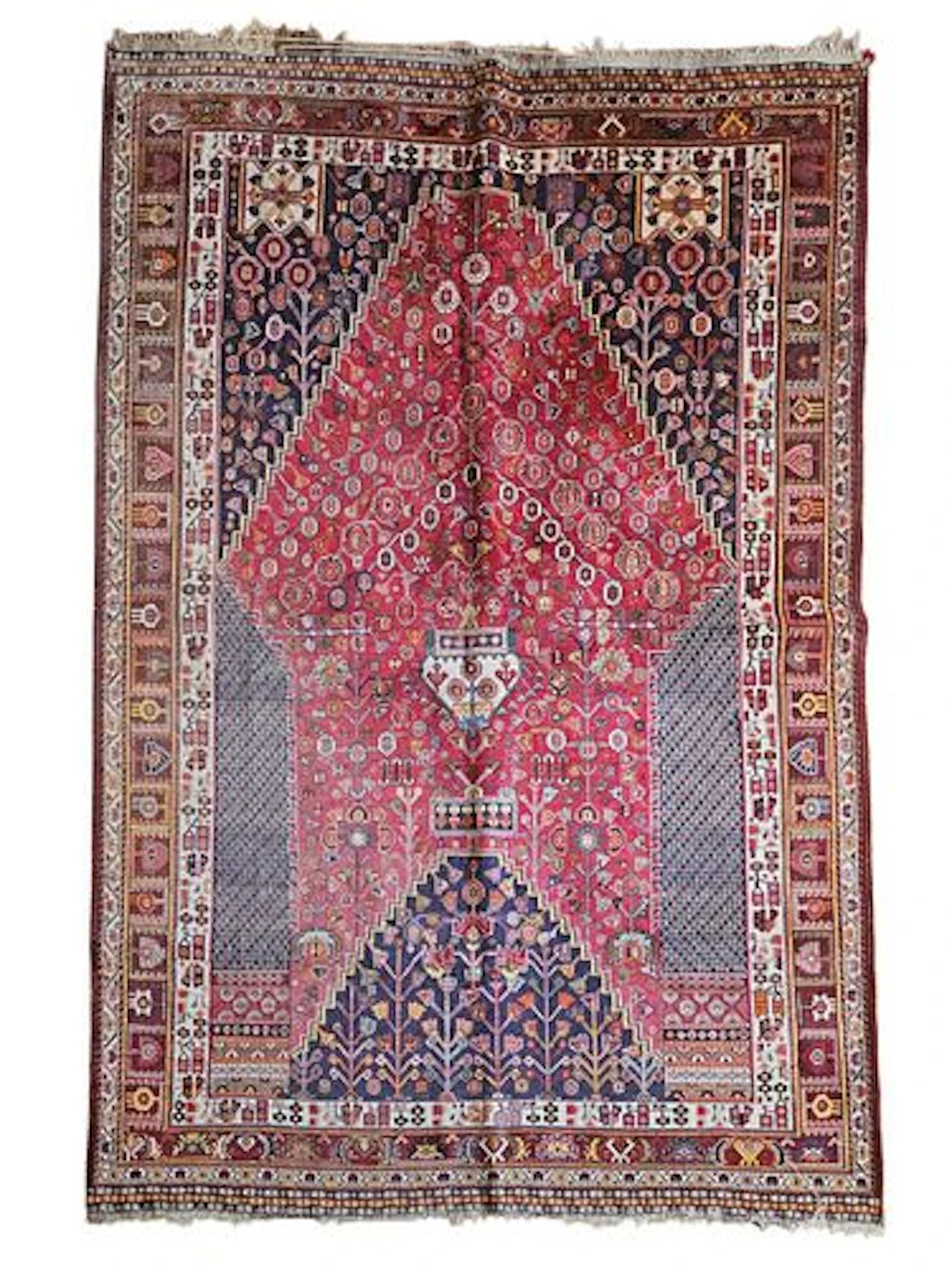 Vintage Persian Tabriz Rug 5'3" x 8'3"