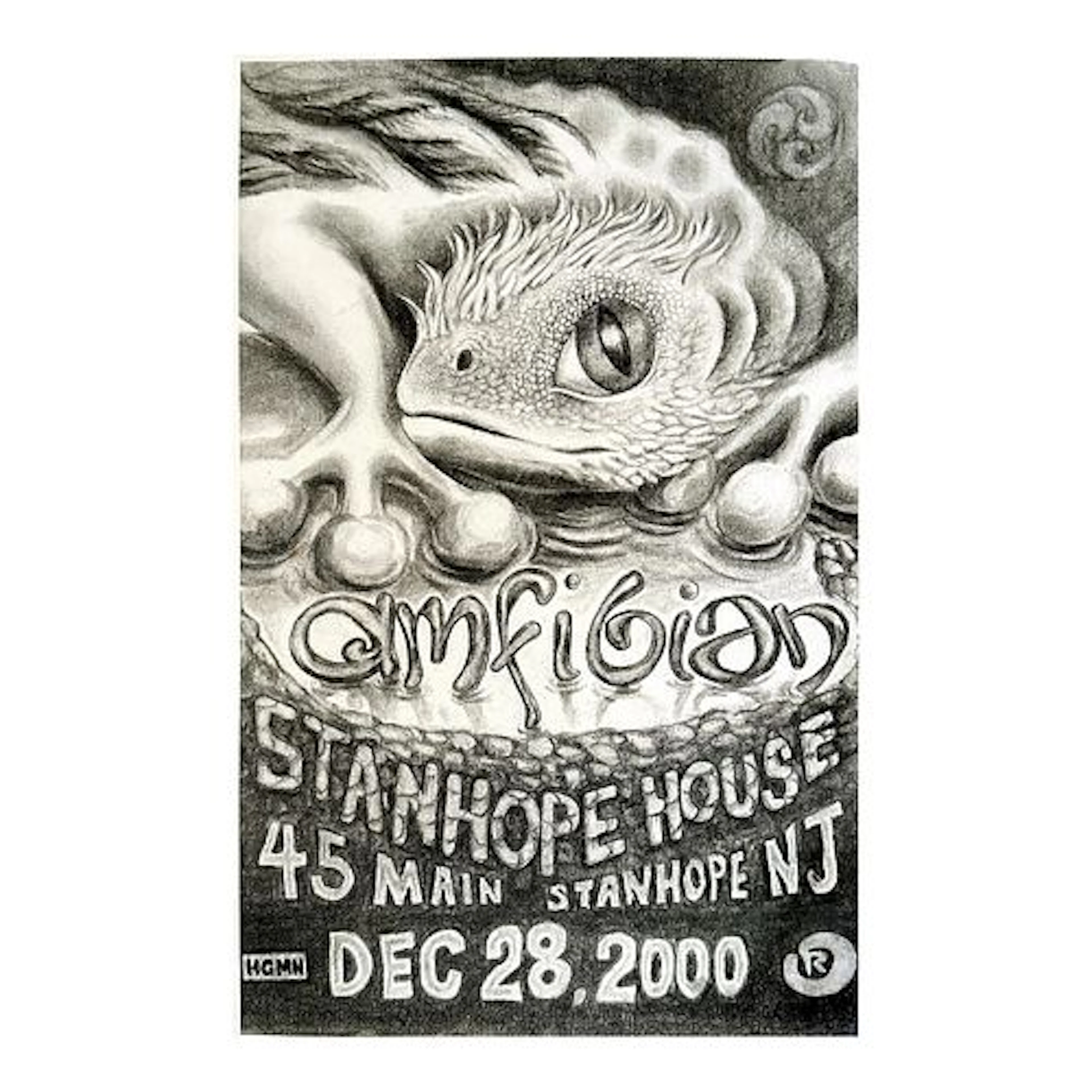 Amfibian - Stanhope House, Stanhope, New Jersey Concert Poster, 2000