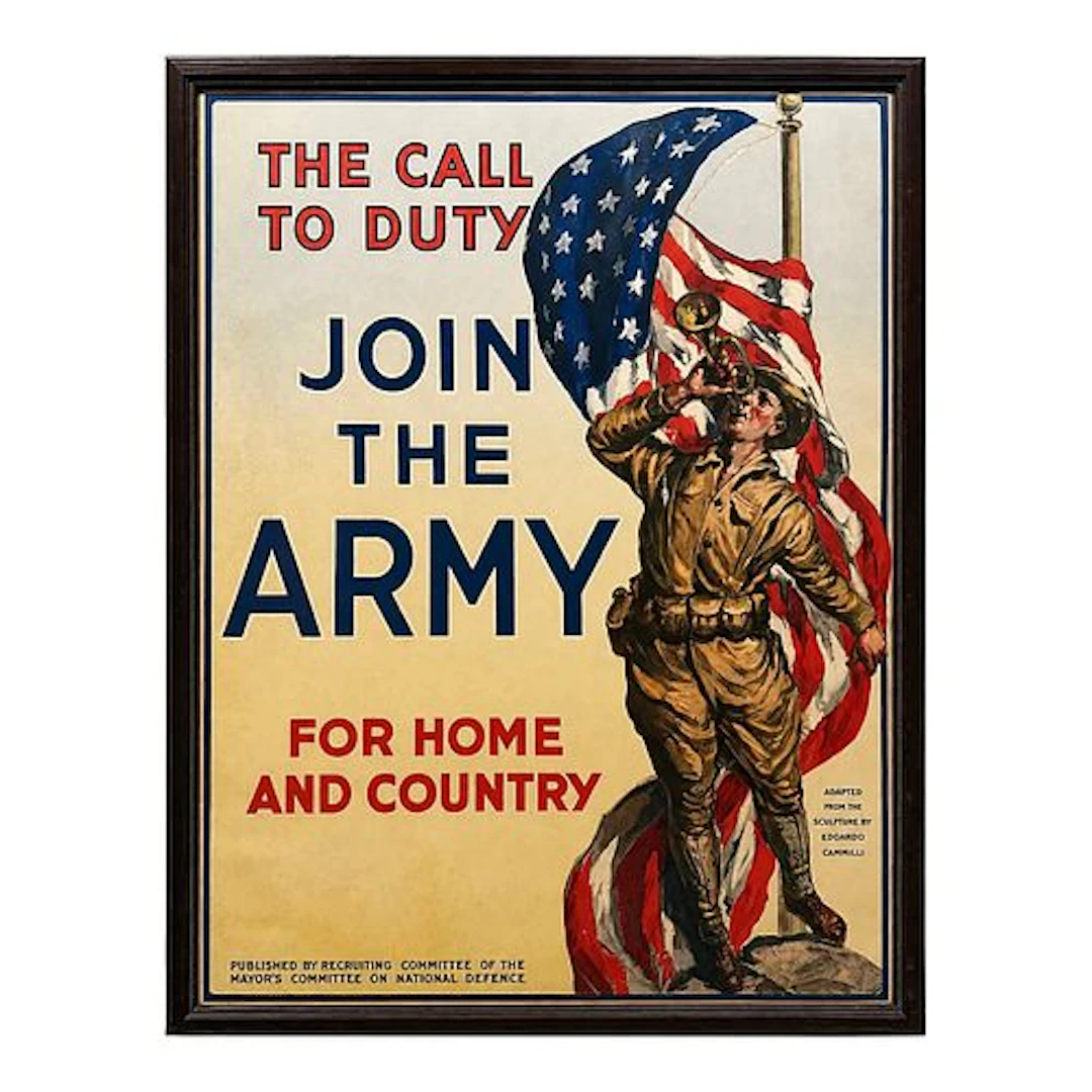 The Call to Duty 1917 - Join the Army for Home and Country, American