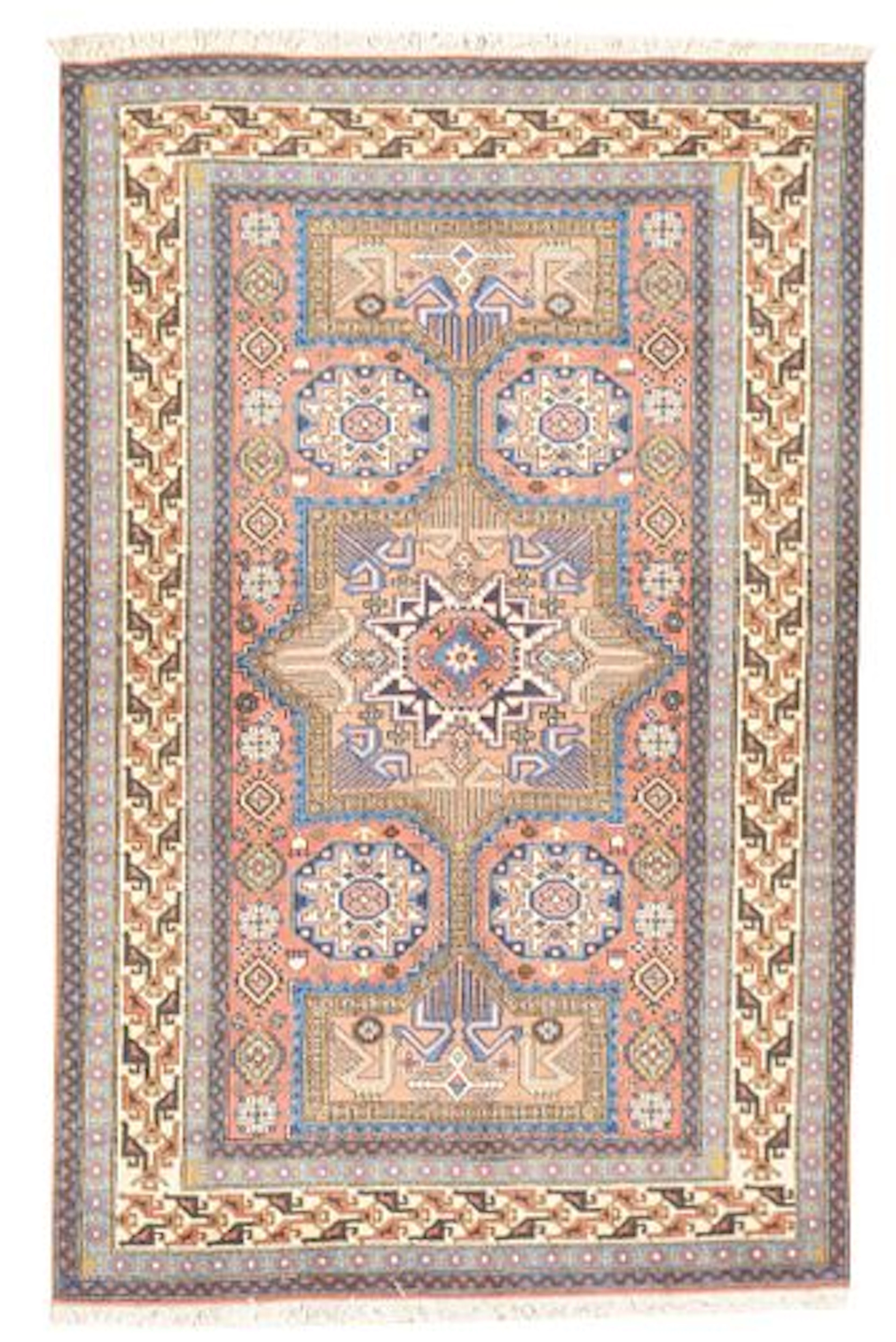 Semi-Antique Persian Ardebil Rug 4'5" x 6'10"