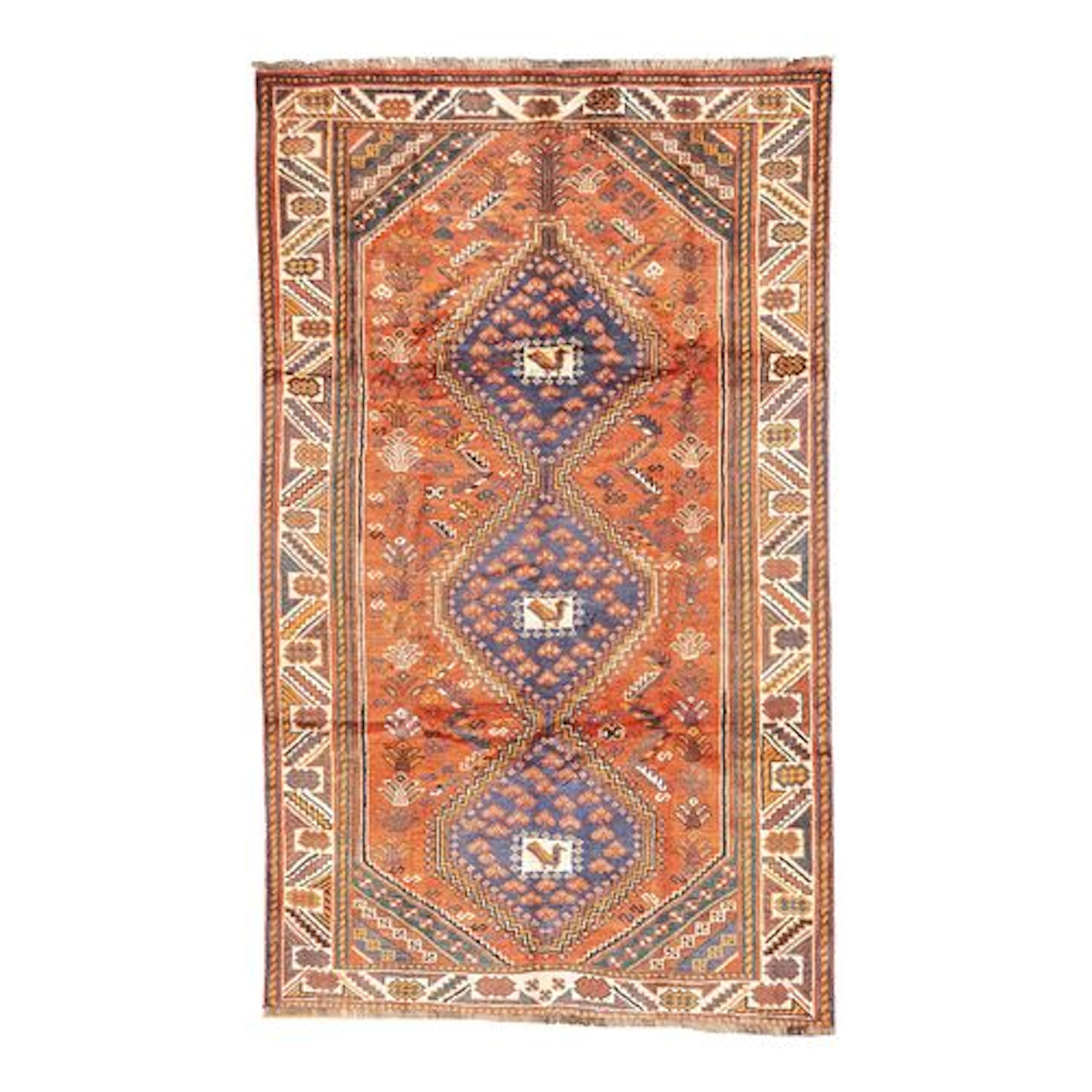 Semi-Antique Persian Qashqai Rug 5'3" x 8'8"