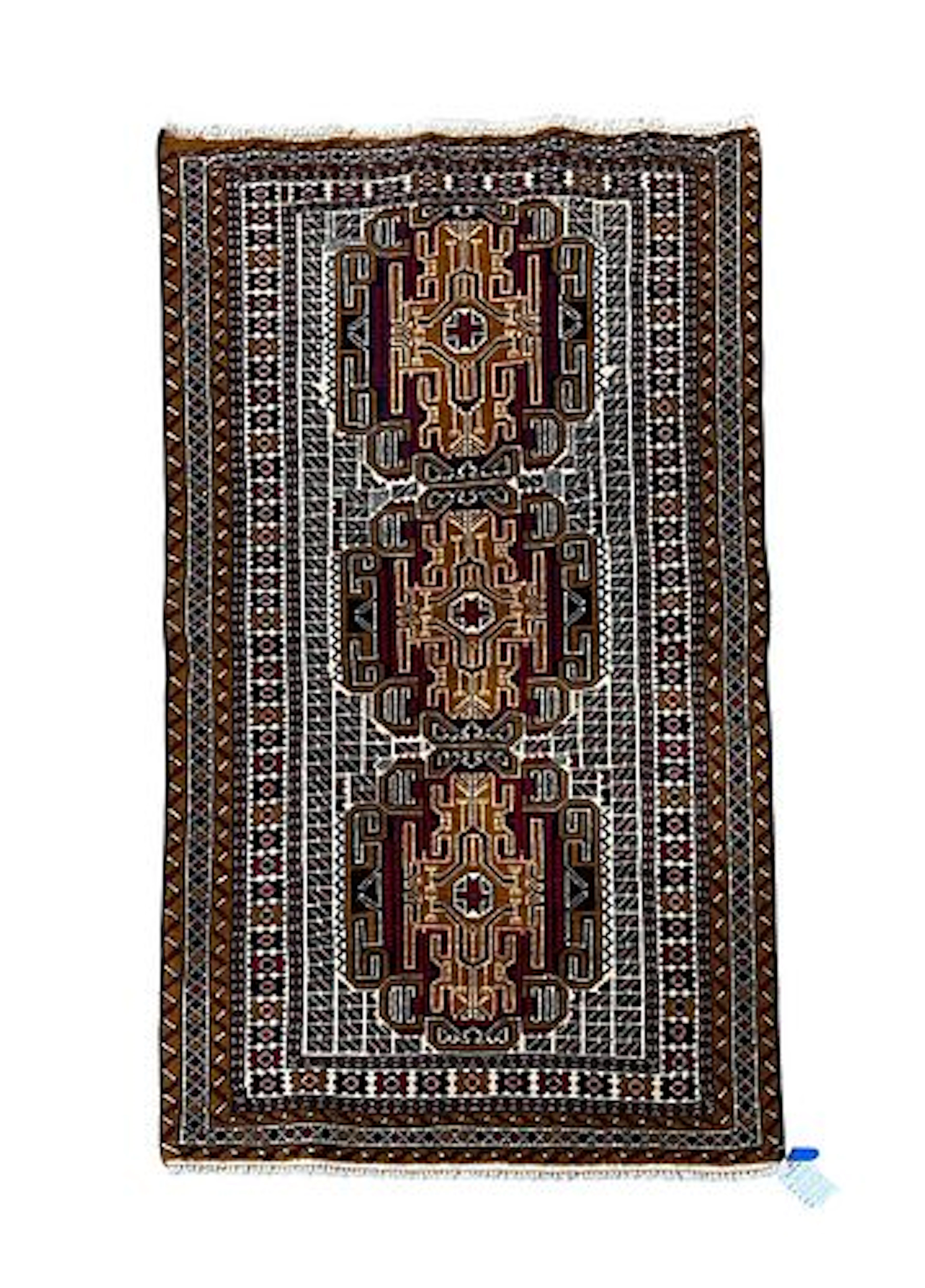Afghan Balouch Wool Rug 2'9" x 4'9"