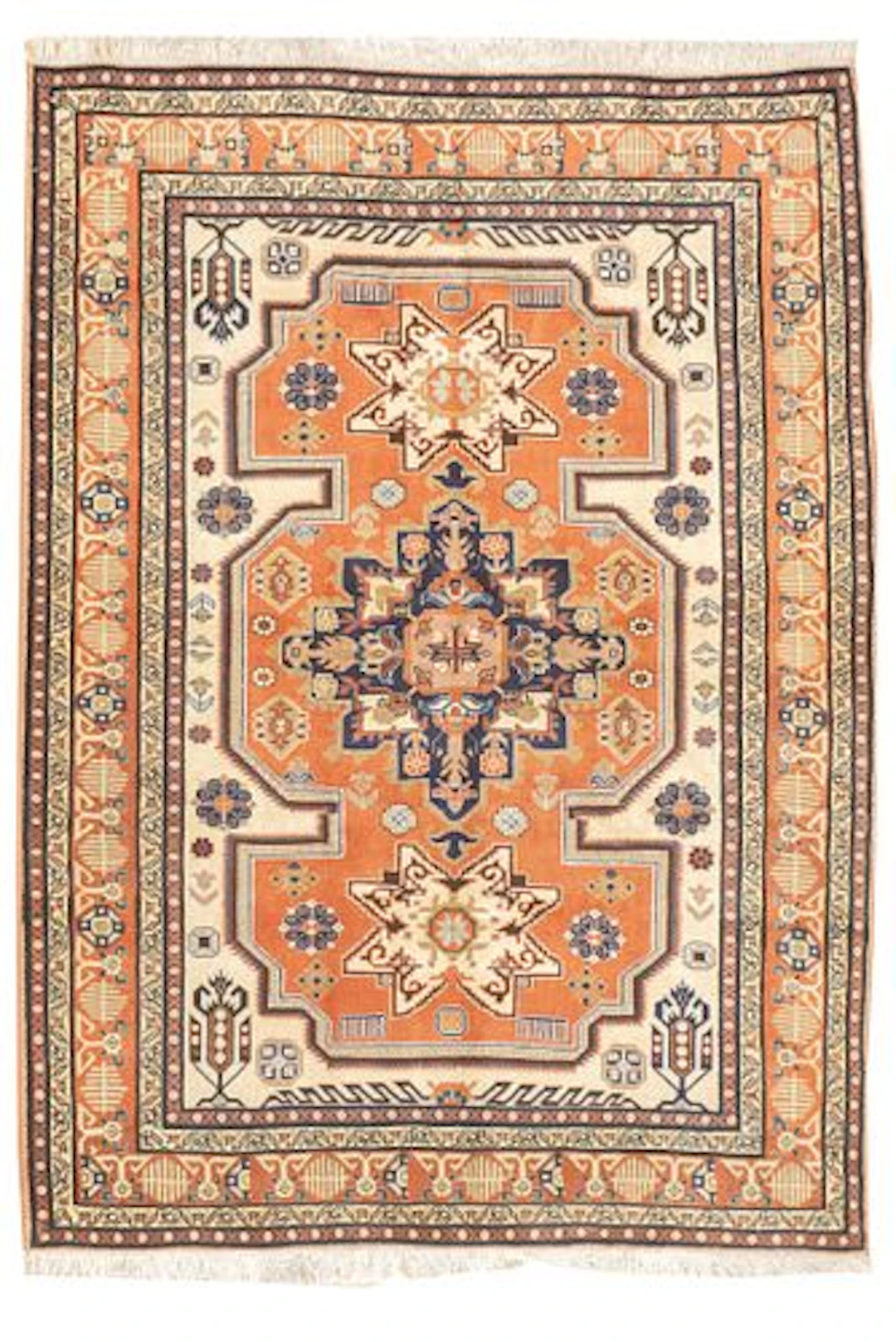 Vintage Persian Ardebil Rug 4'9" x 6'6"