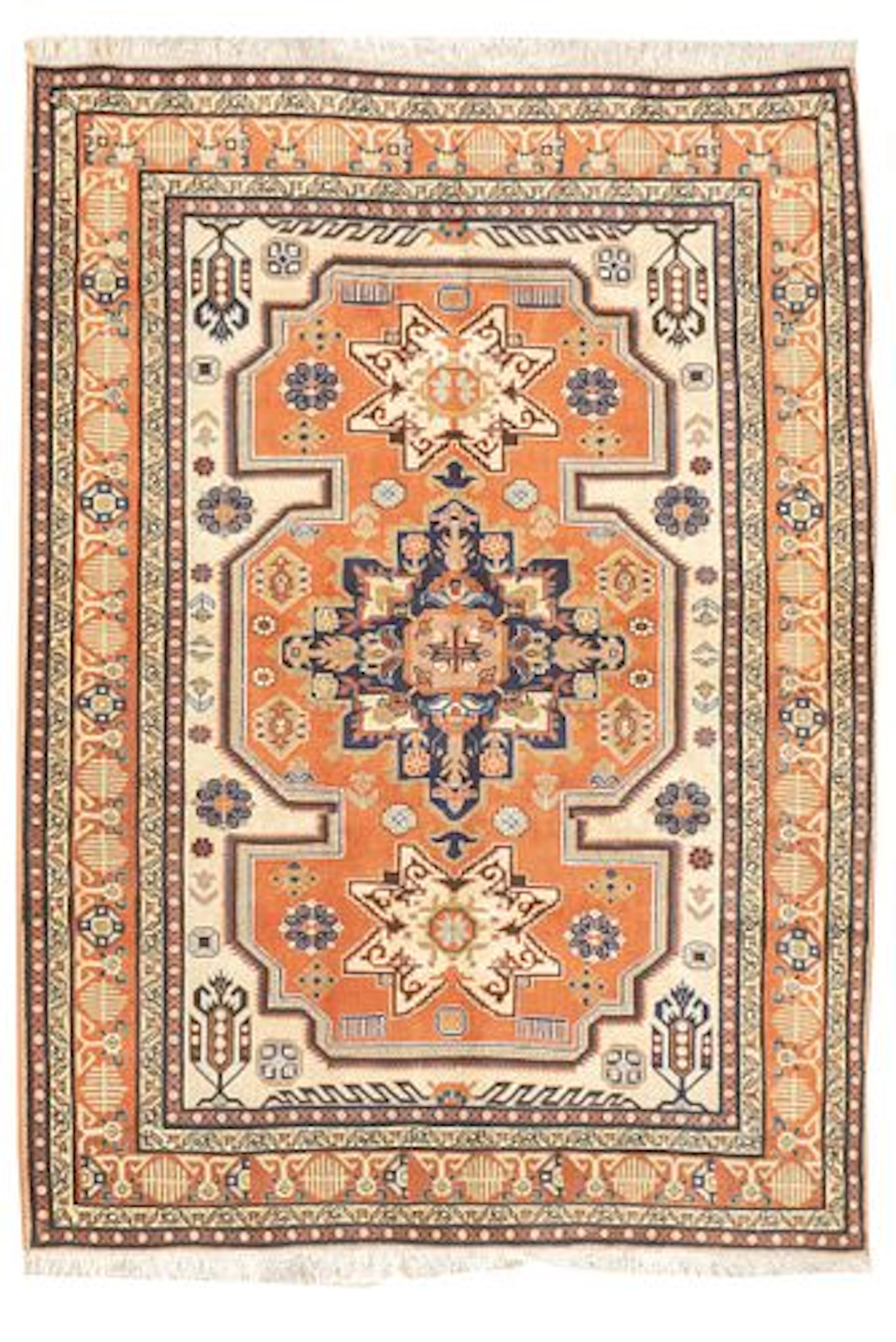 Vintage Persian Ardebil Rug 4'9" x 6'6"