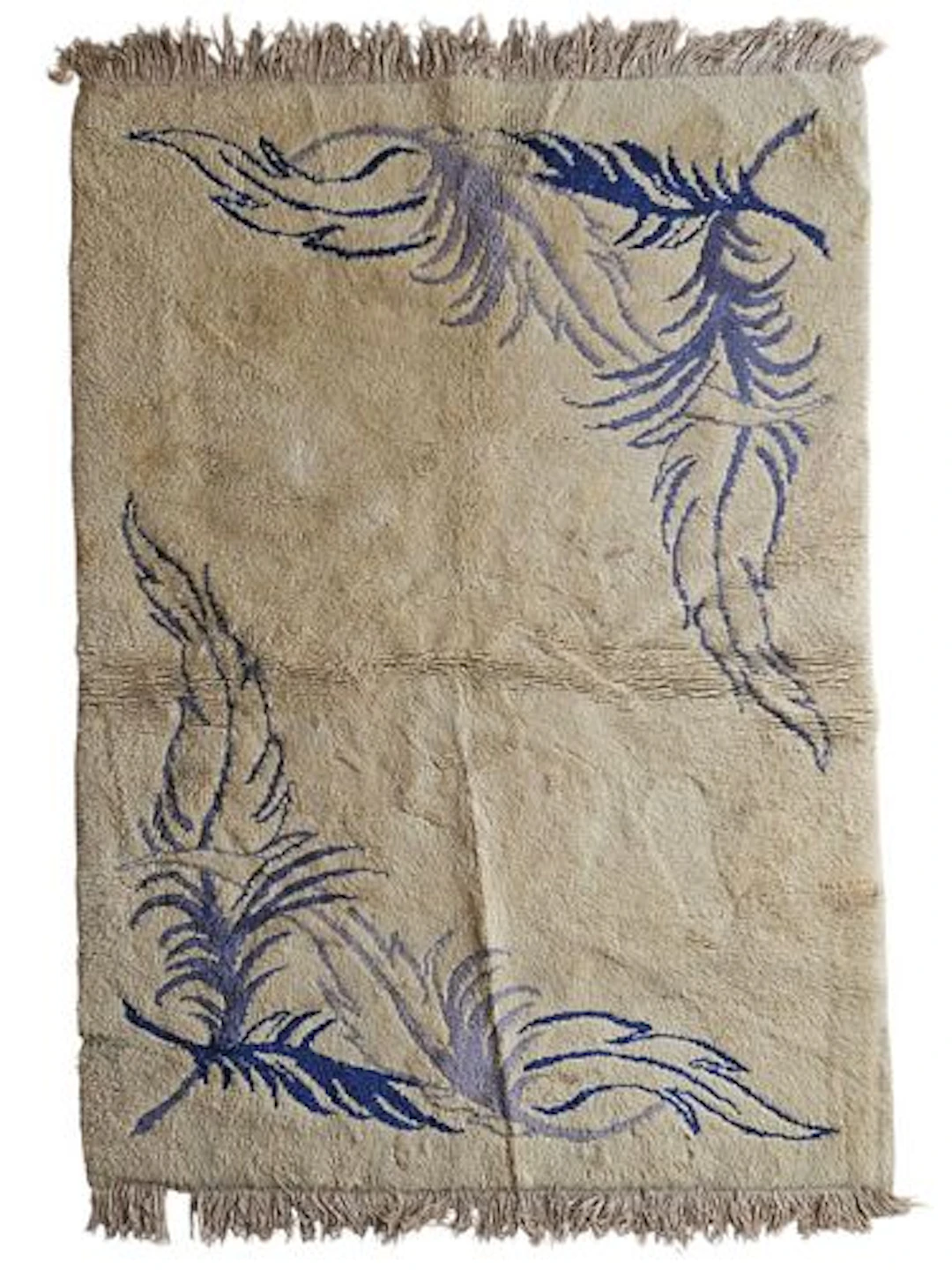 Mid-Century Modern French Rug 4'8" x 6'6"