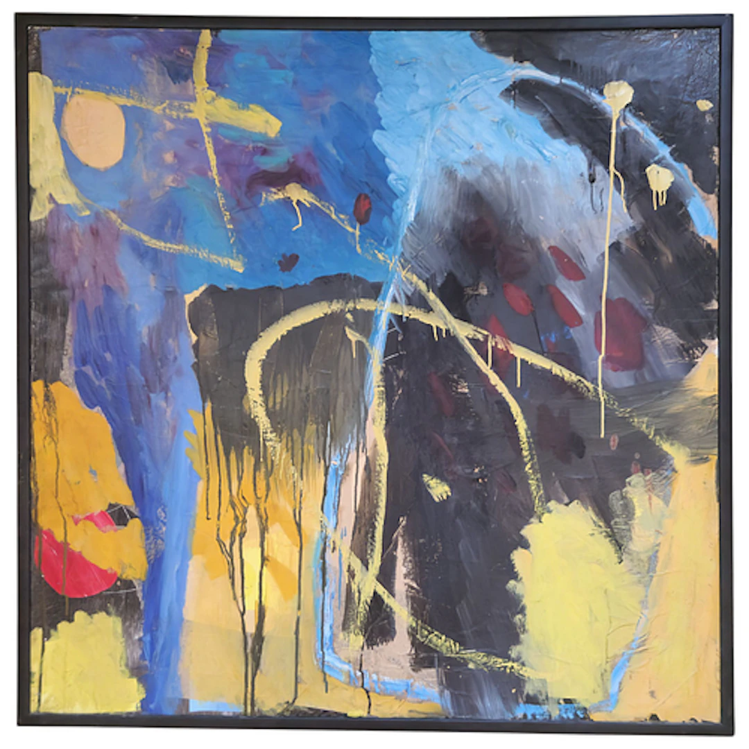 Abstract Composition, Oil on Canvas