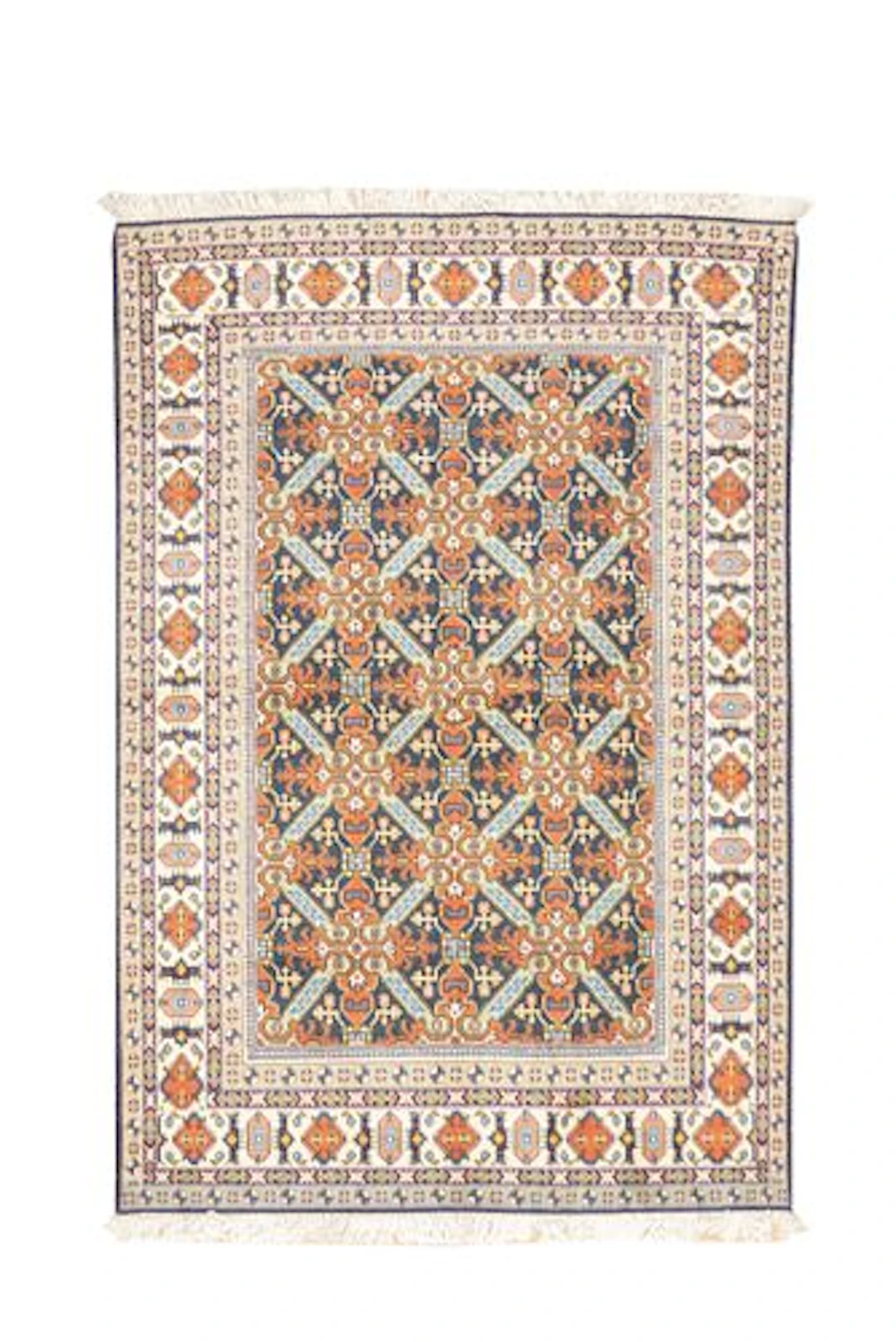 Vintage Persian Ardebil Rug 4'6" x 6'7"