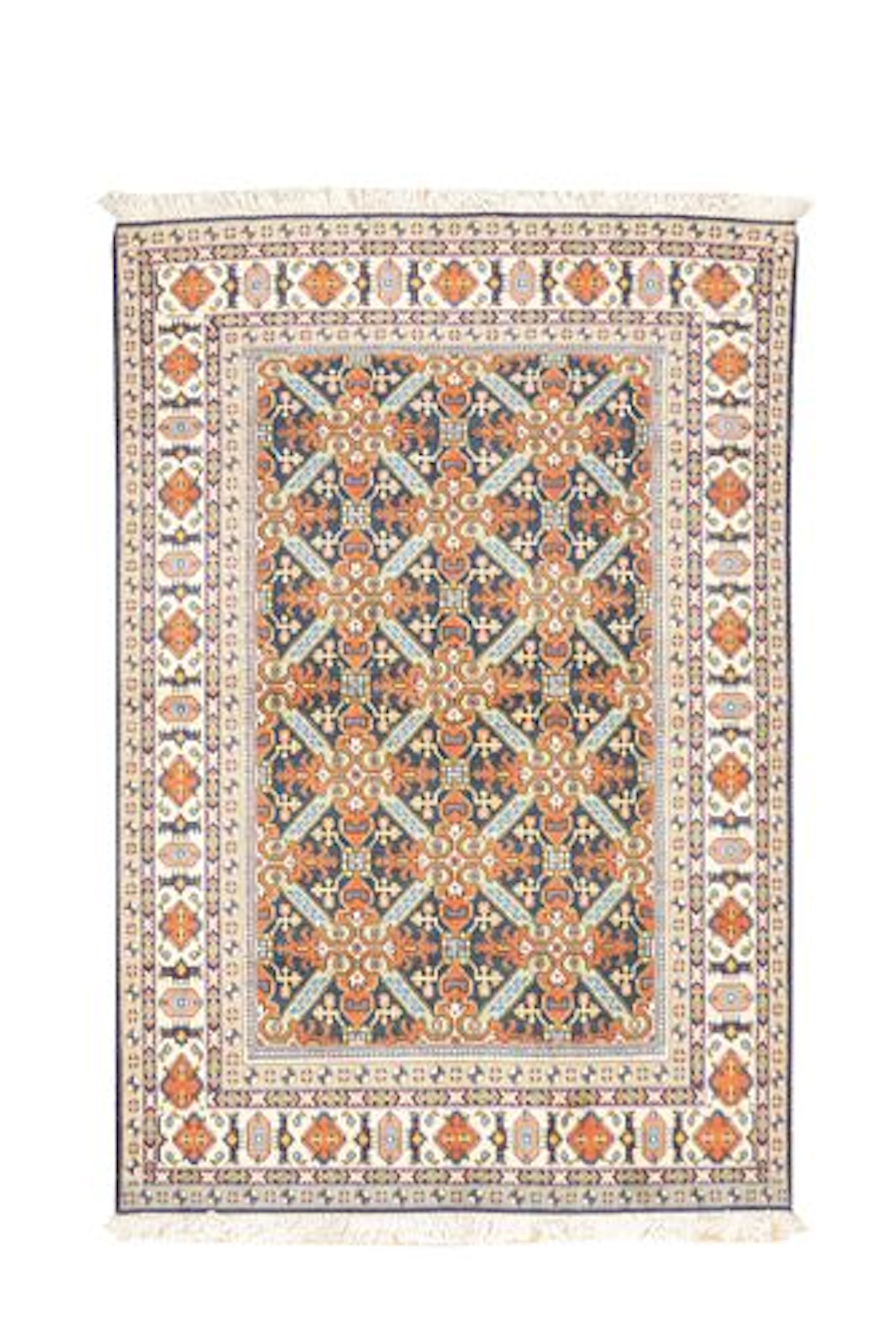 Vintage Persian Ardebil Rug 4'6" x 6'7"