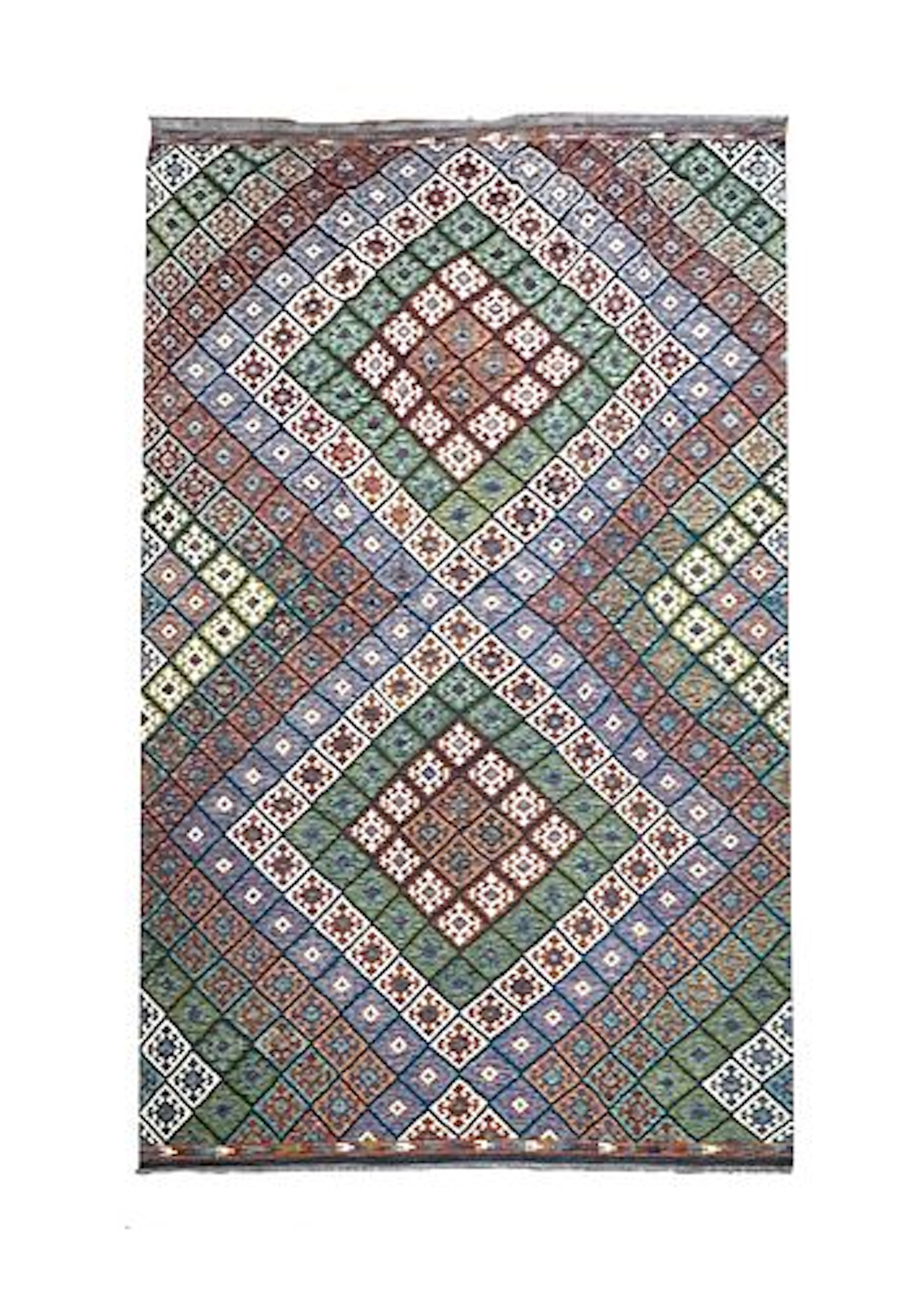 Afghan Kilim Hand Knotted Wool Rug 9'10" x 15'5"