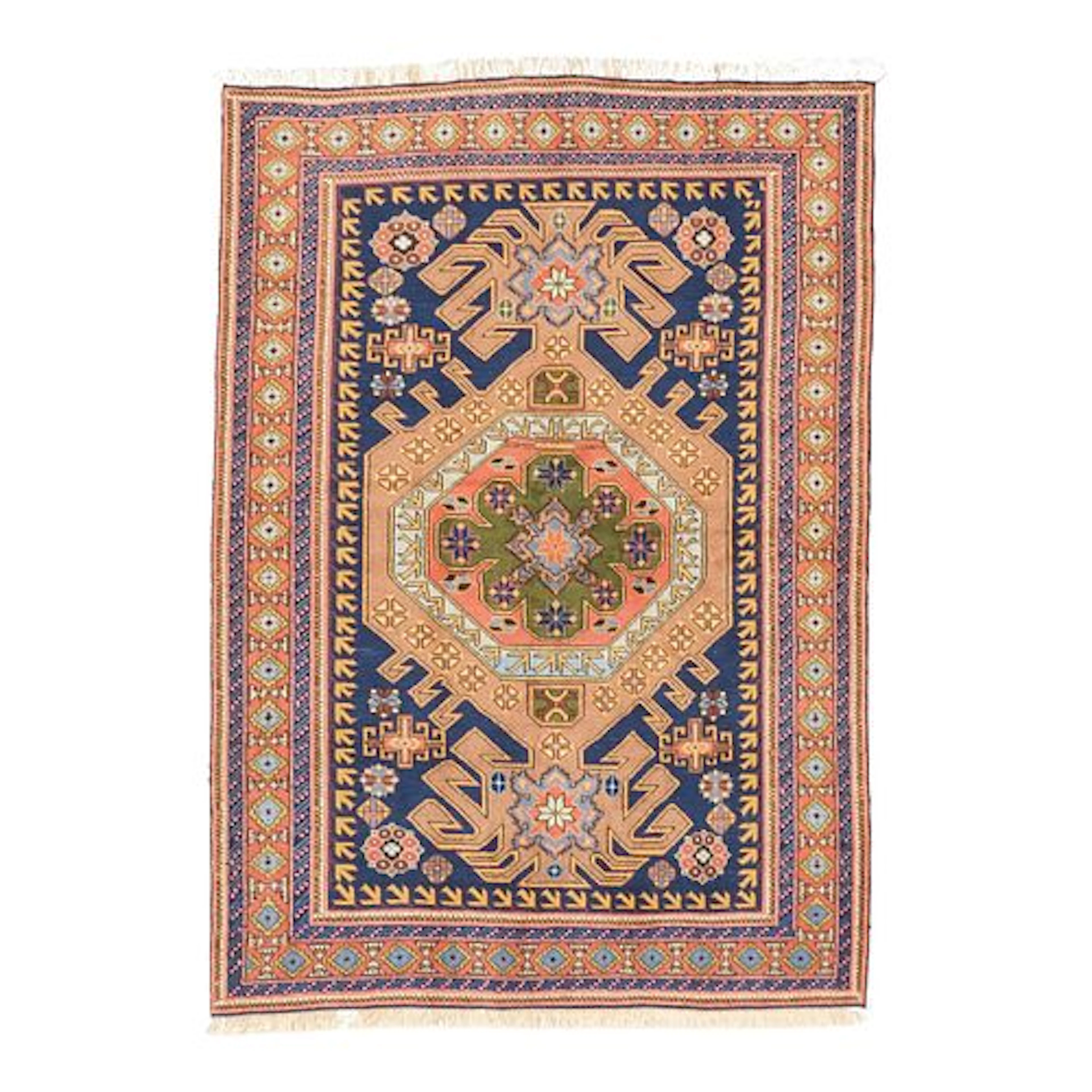 Vintage Persian Ardebil Rug 4'8" x 6'7"