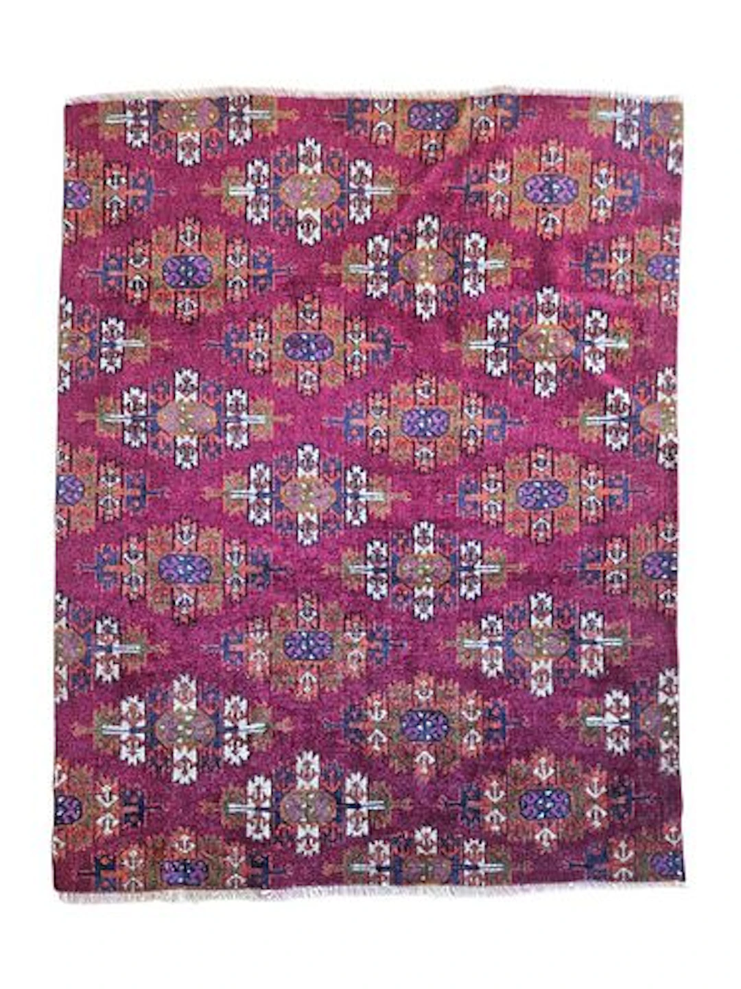 Vintage Turkman Persian Rug 3'3" x 4'1"