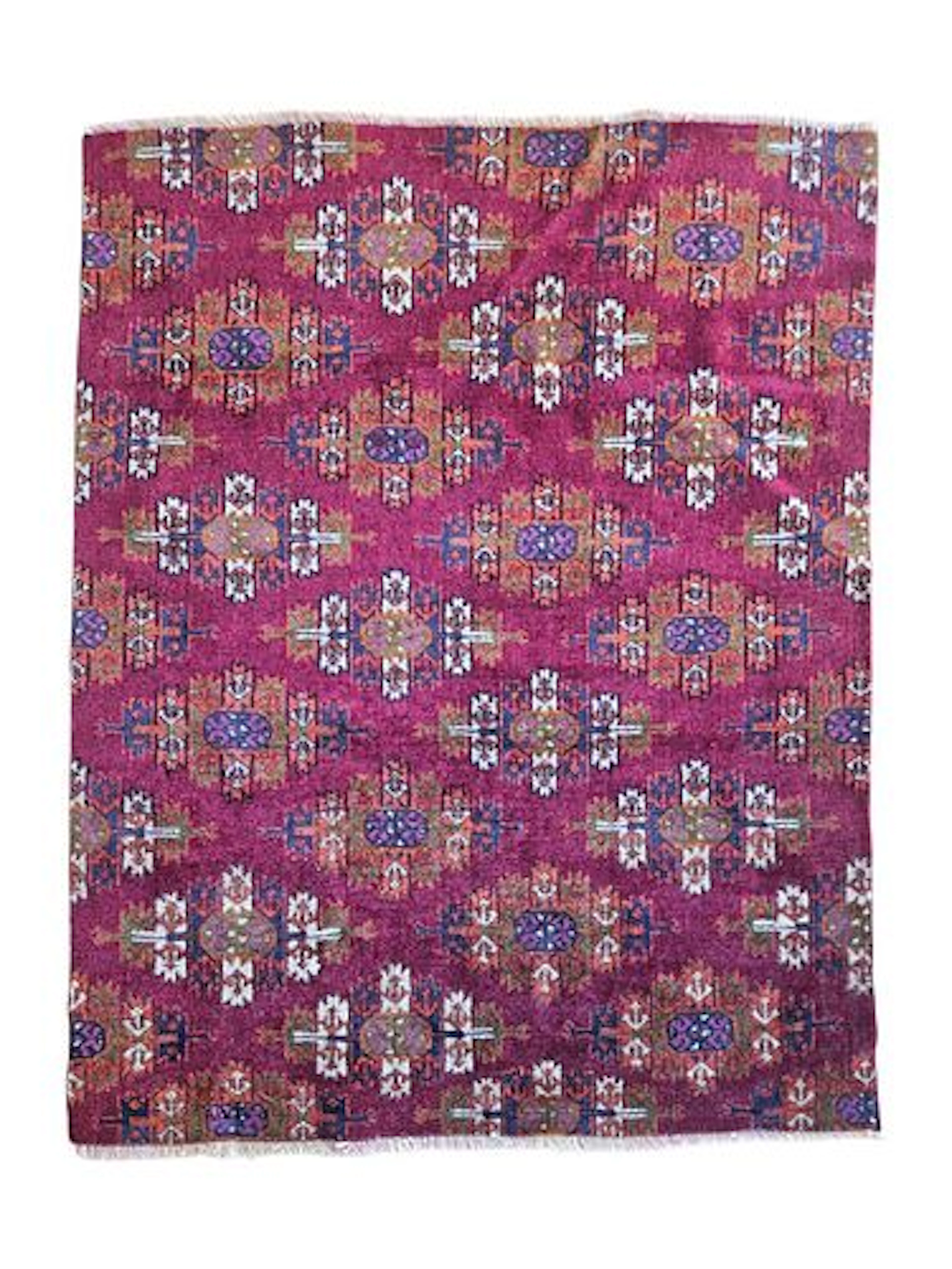 Vintage Turkman Persian Rug 3'3" x 4'1"