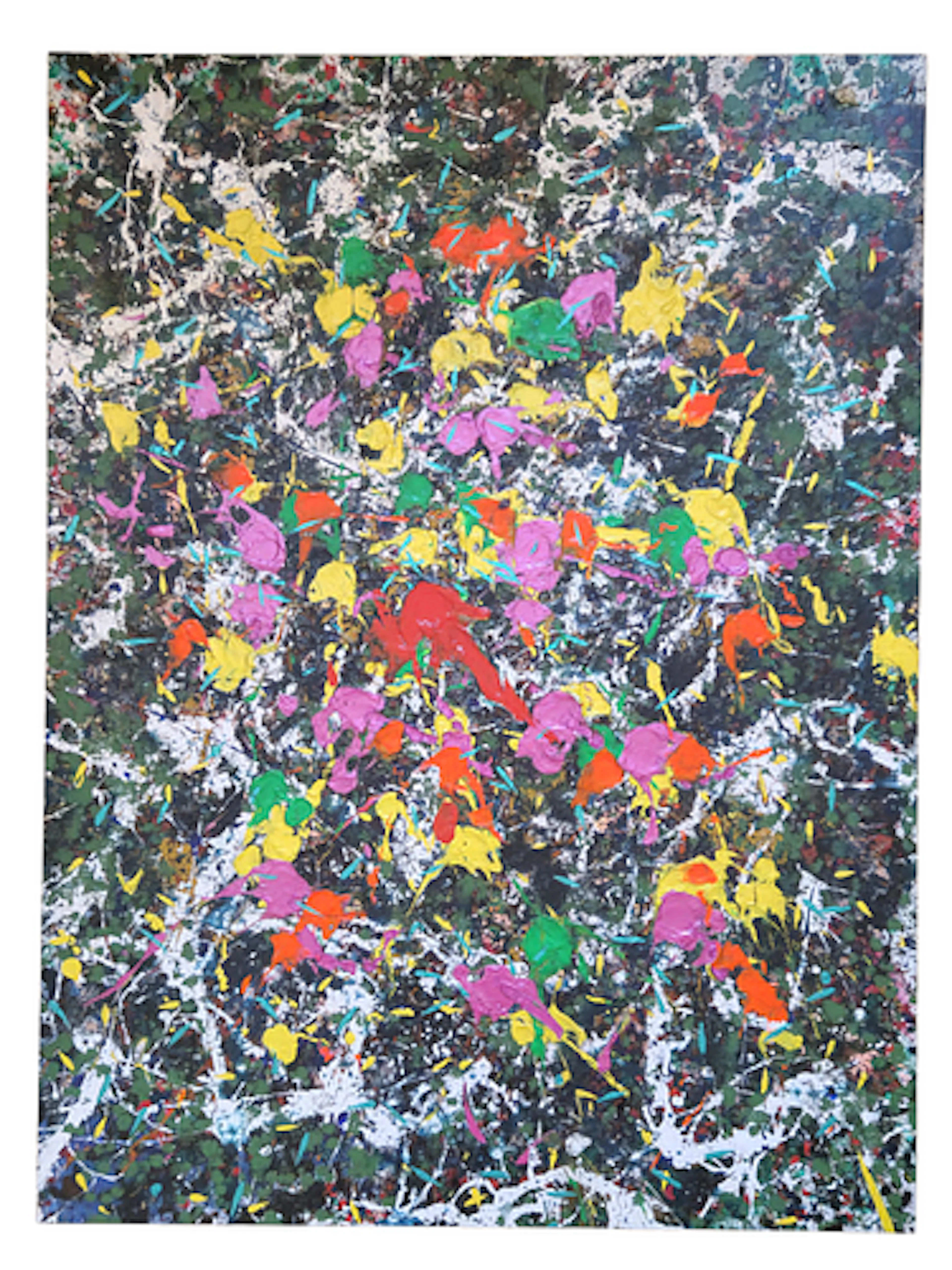 Danhoo - Printemps, Abstract Painting on Canvas, 2017