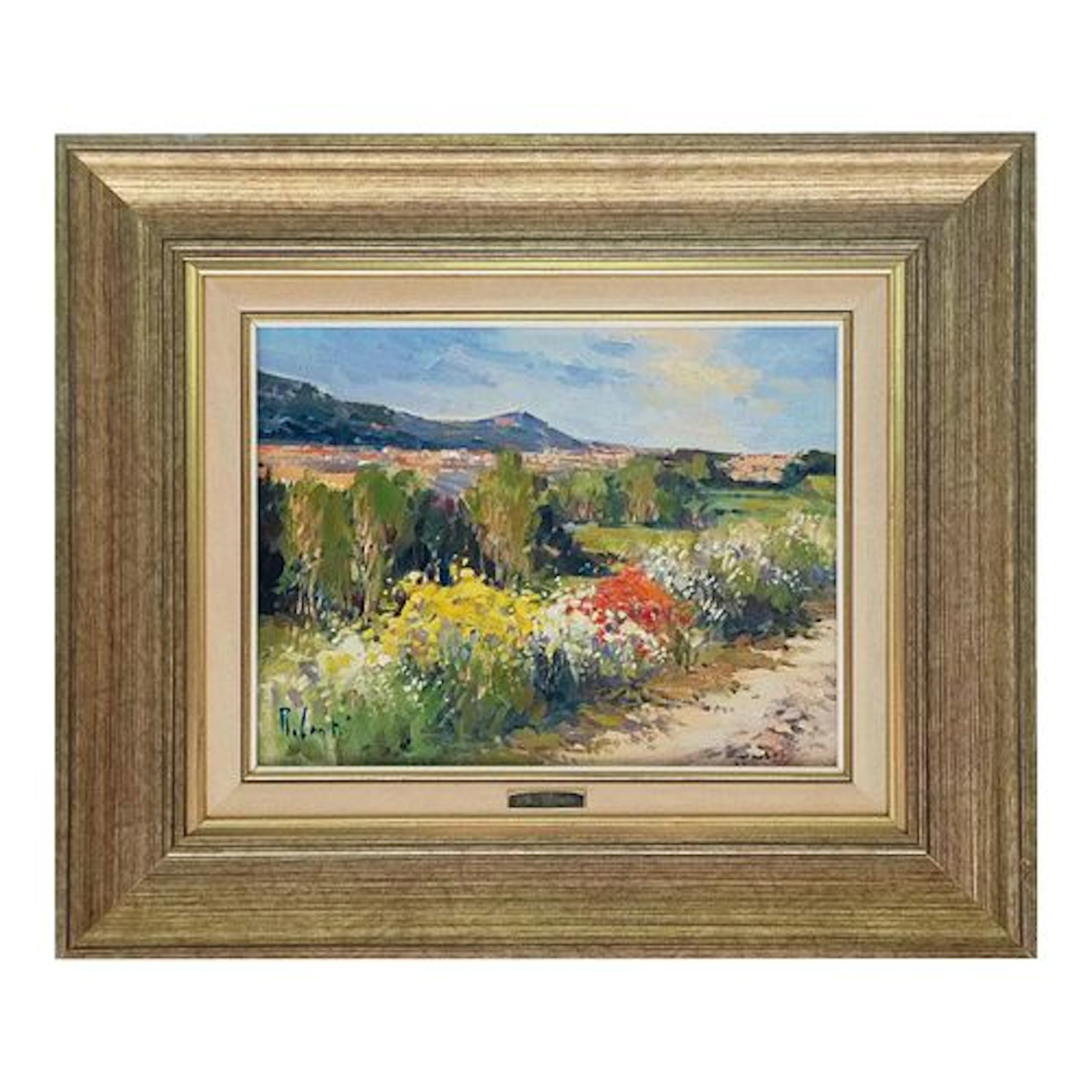 Late 20th Century Rosa Canto - Spanish Countryside in Spring, Acrylic