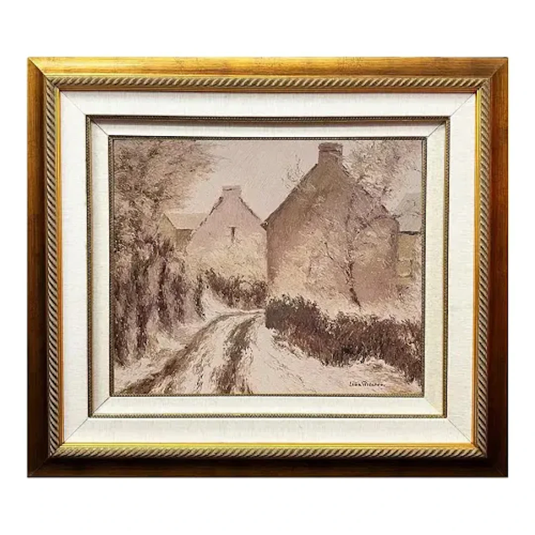 Lelia Pissarro - Old Snow, From the Kalla's Series , Oil on Canvas