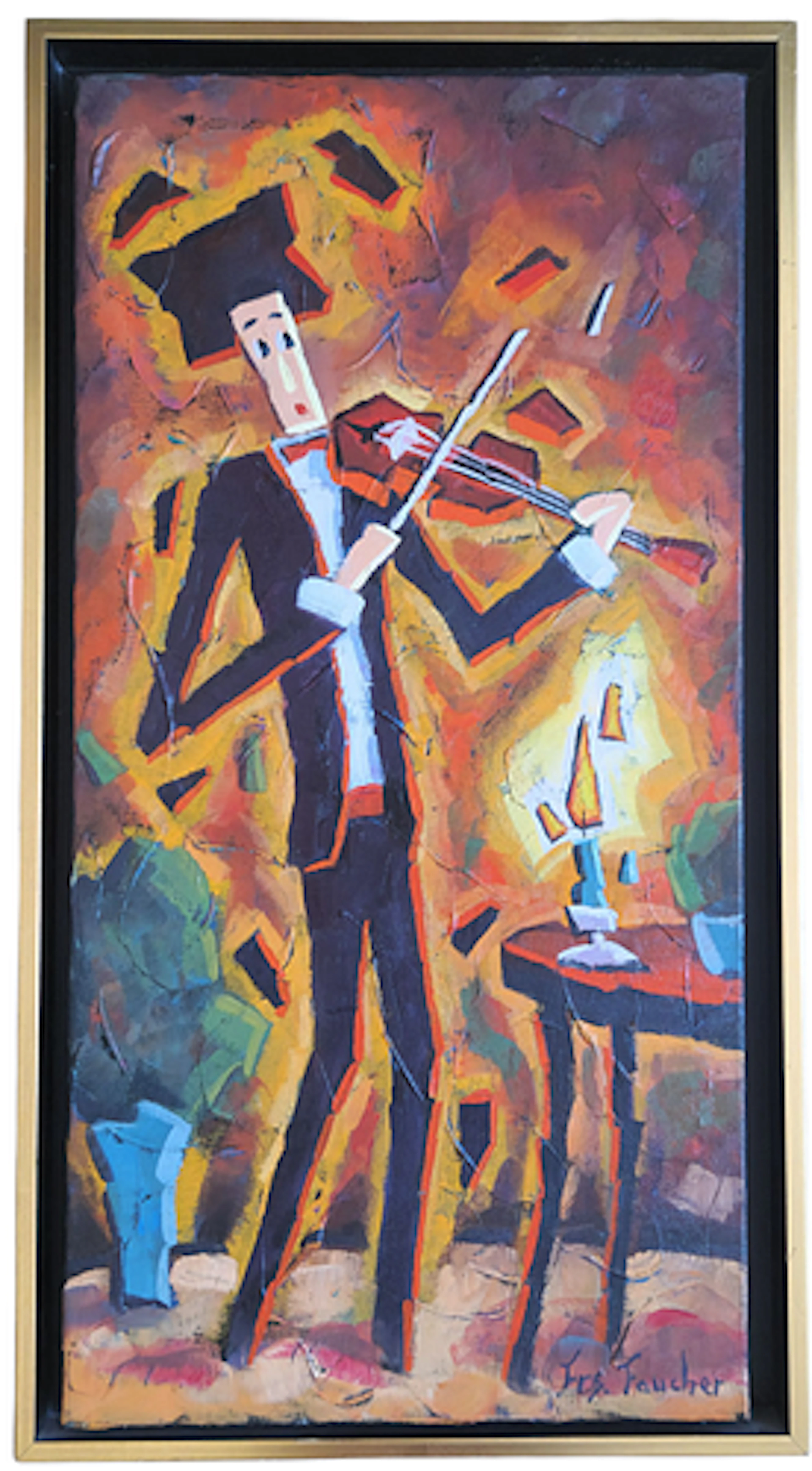 Frs. Faucher - Flamme de Mon Coeur, Oil on Canvas
