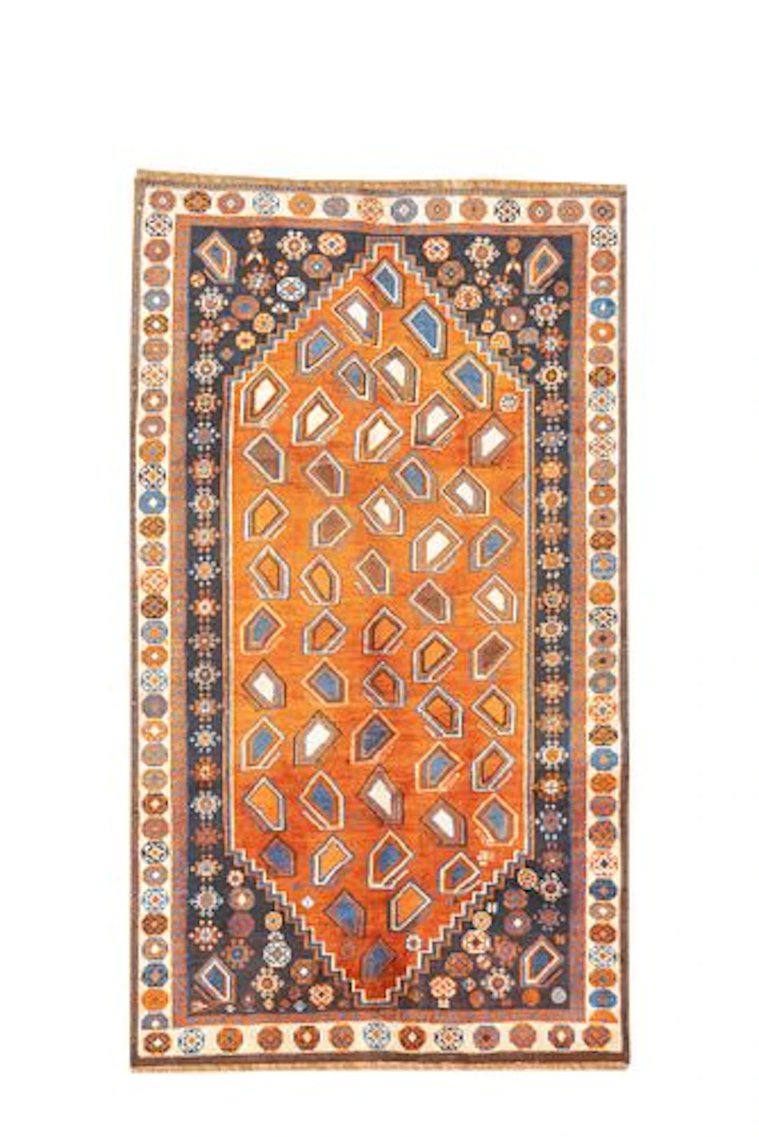 Antique Persian Qashqai Rug 4'9" x 8'2"