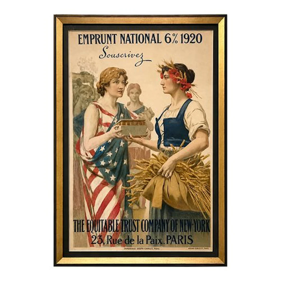 Guillaume Seignac - Emprunt National 6% 1920, French National Loan